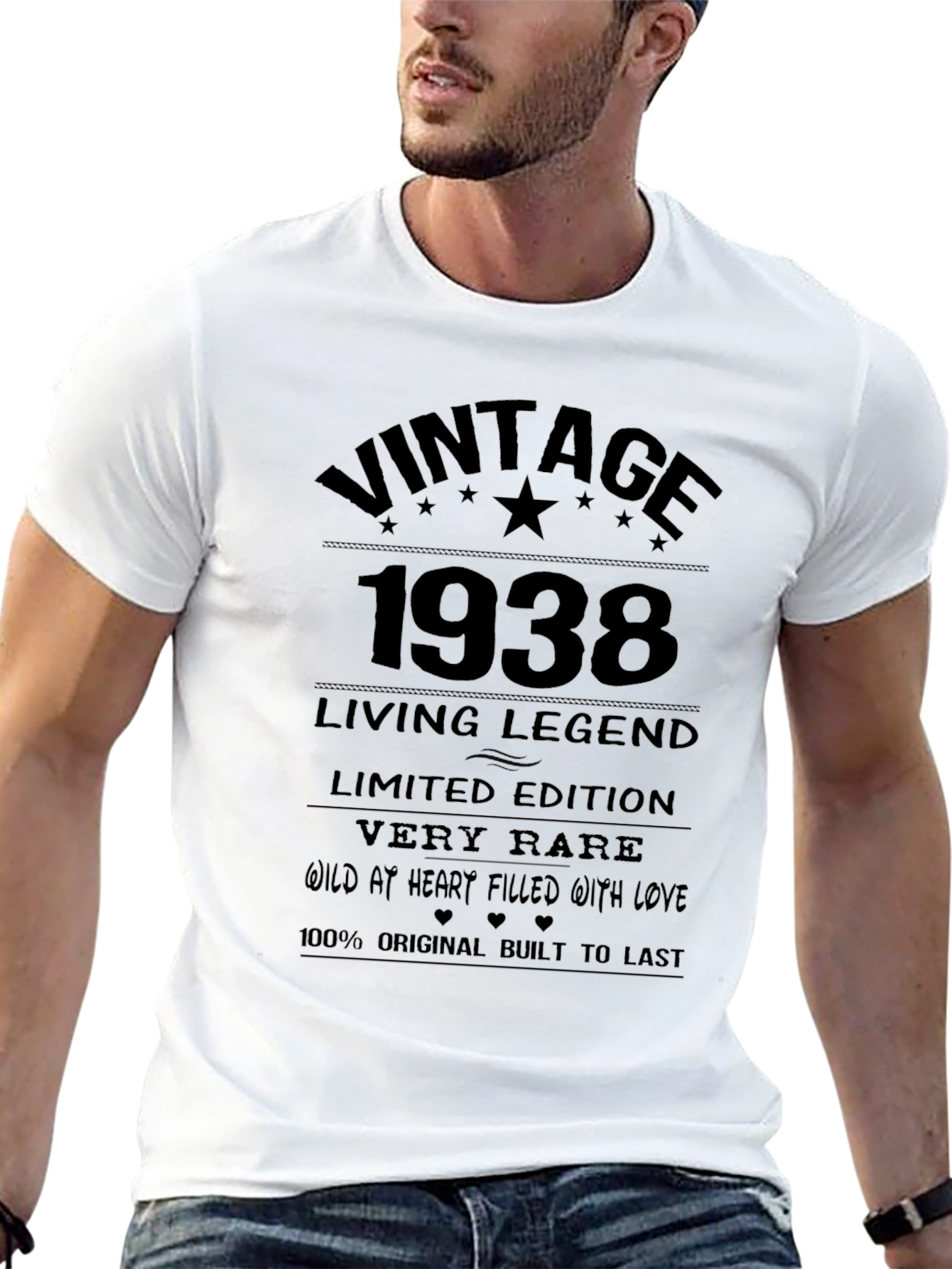 Black Vintage 1938 Living Legend T-Shirt view 13