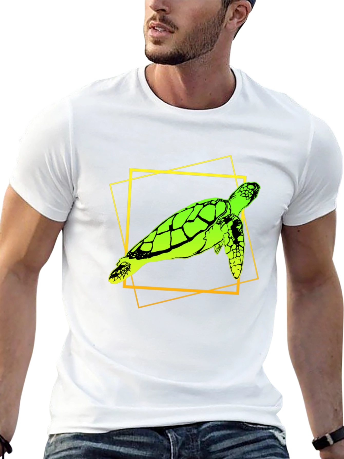 Black Turtle Graphic Tee - Black view 13