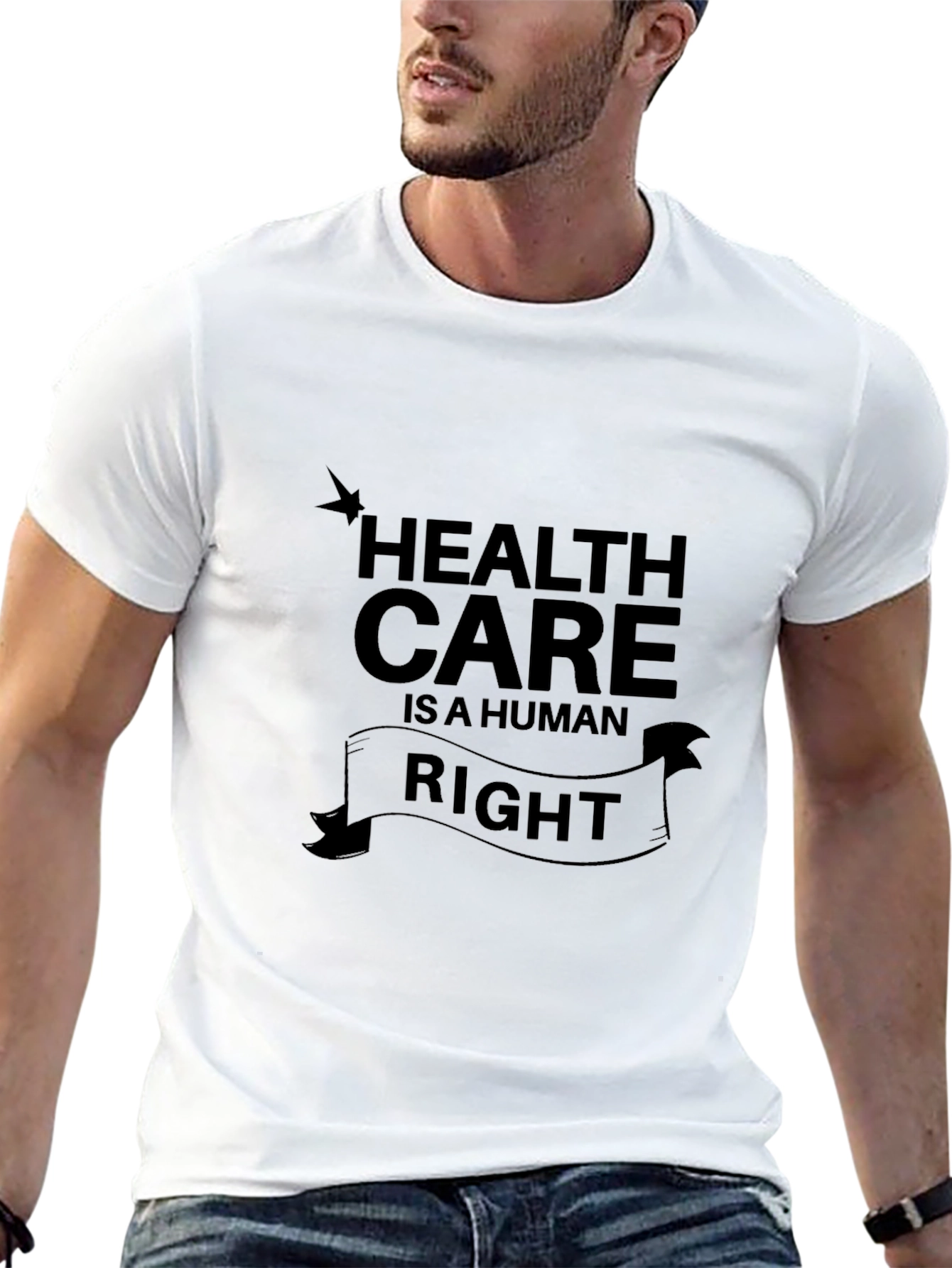 Black Health Care is a Human Right Graphic T-Shirt view 13