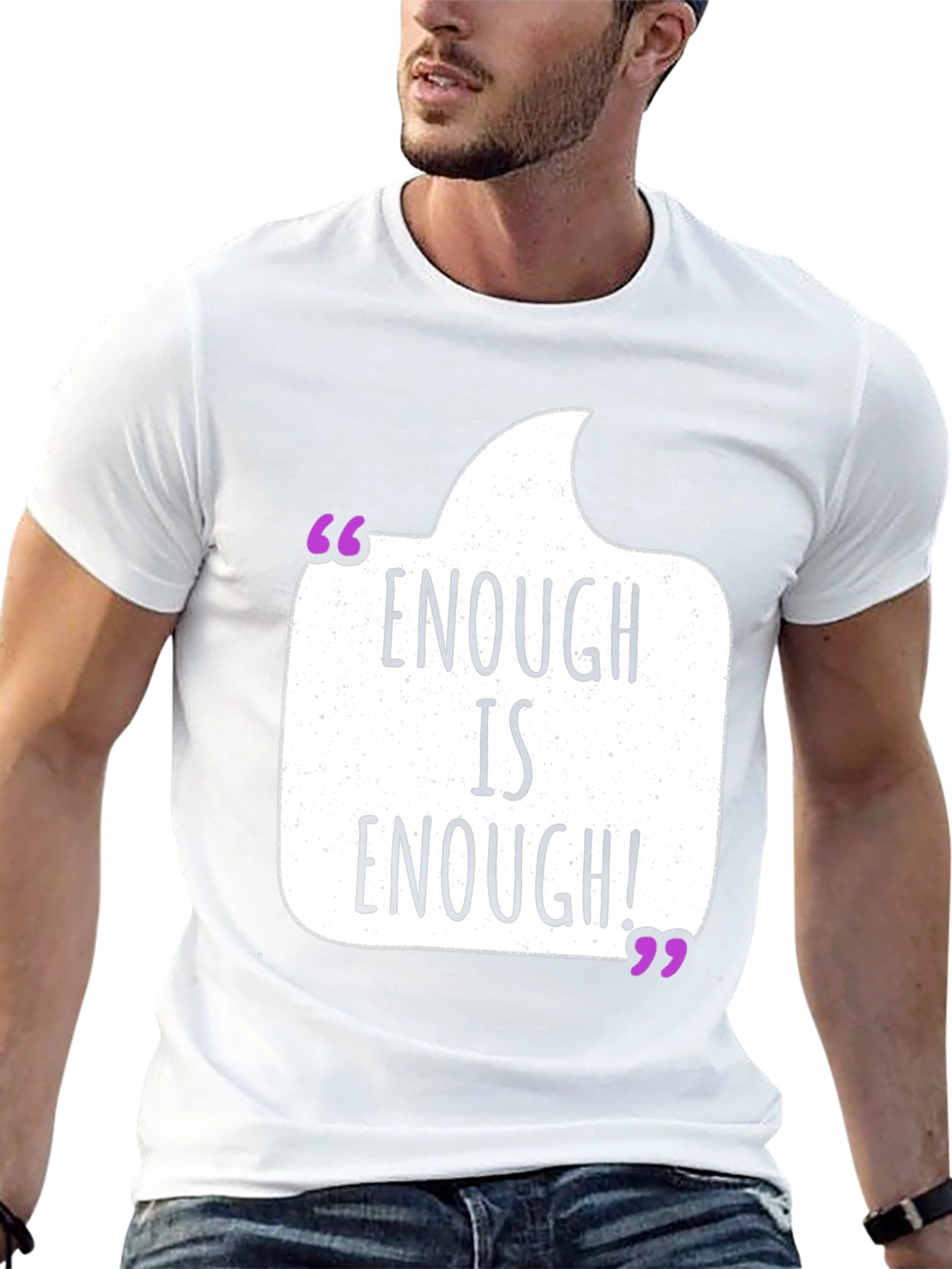 Black Enough is Enough Graphic Tee - Black view 13