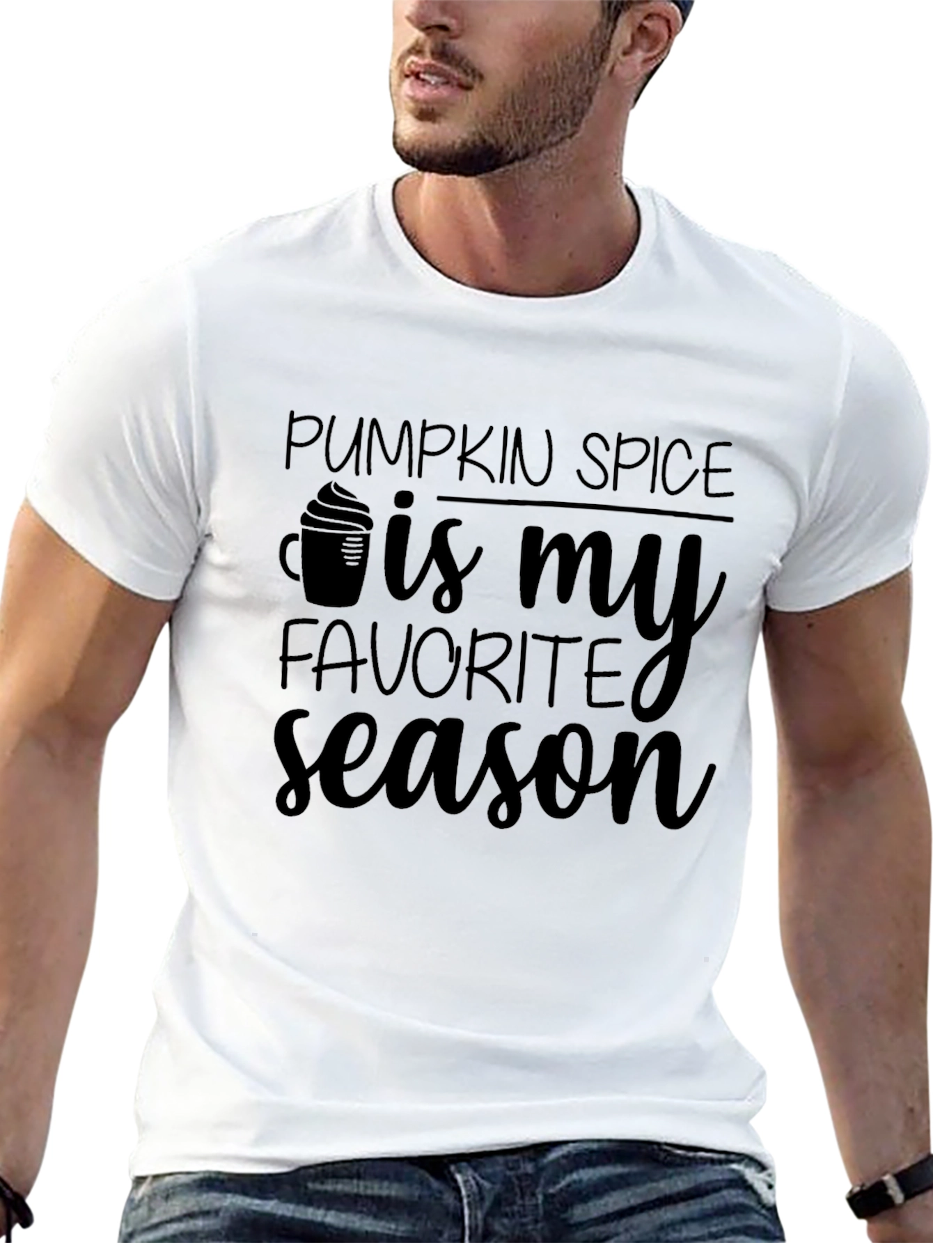 Black Pumpkin Spice is My Favorite Season Tee view 13