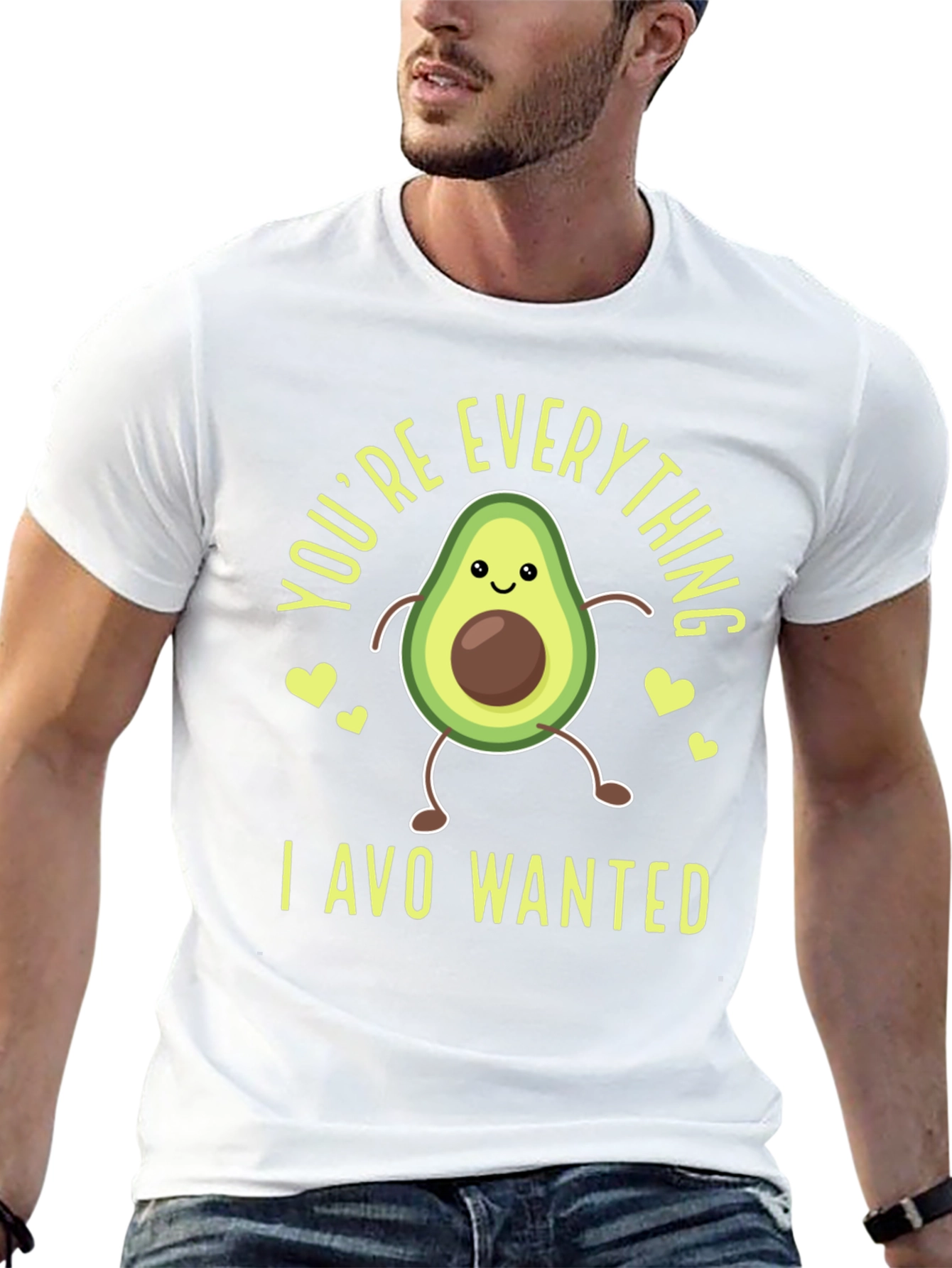 Black Avocado Everything I Avo Wanted Funny Pun T-Shirt view 13