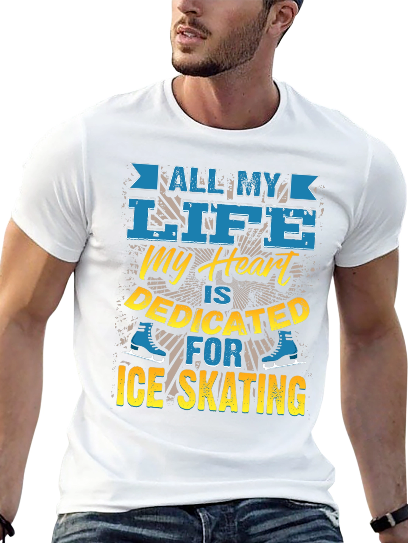 Ice Skating Devotion Graphic Tee - All My Life - 13