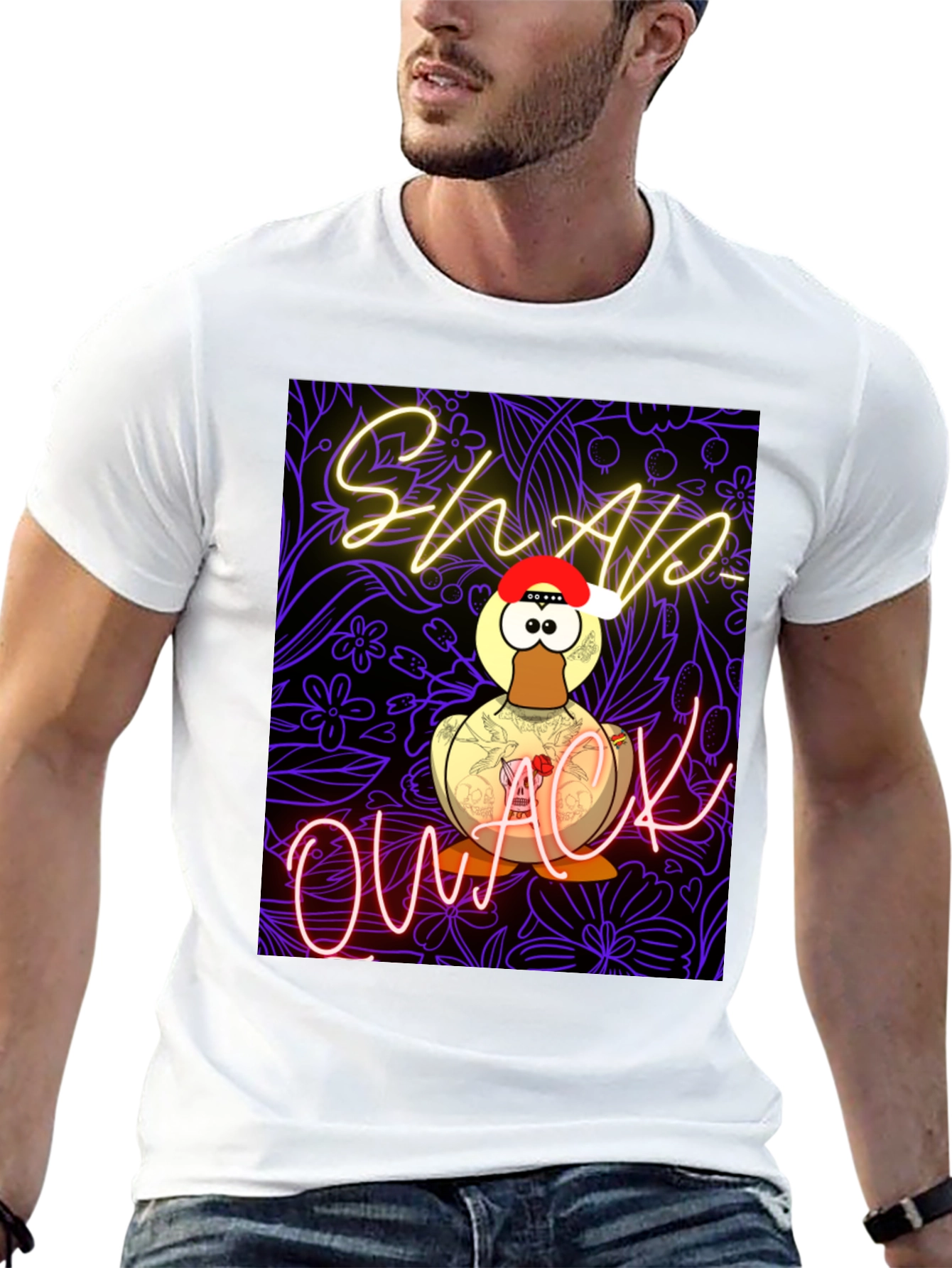 Black Shlap Owack Novelty T-Shirt view 13