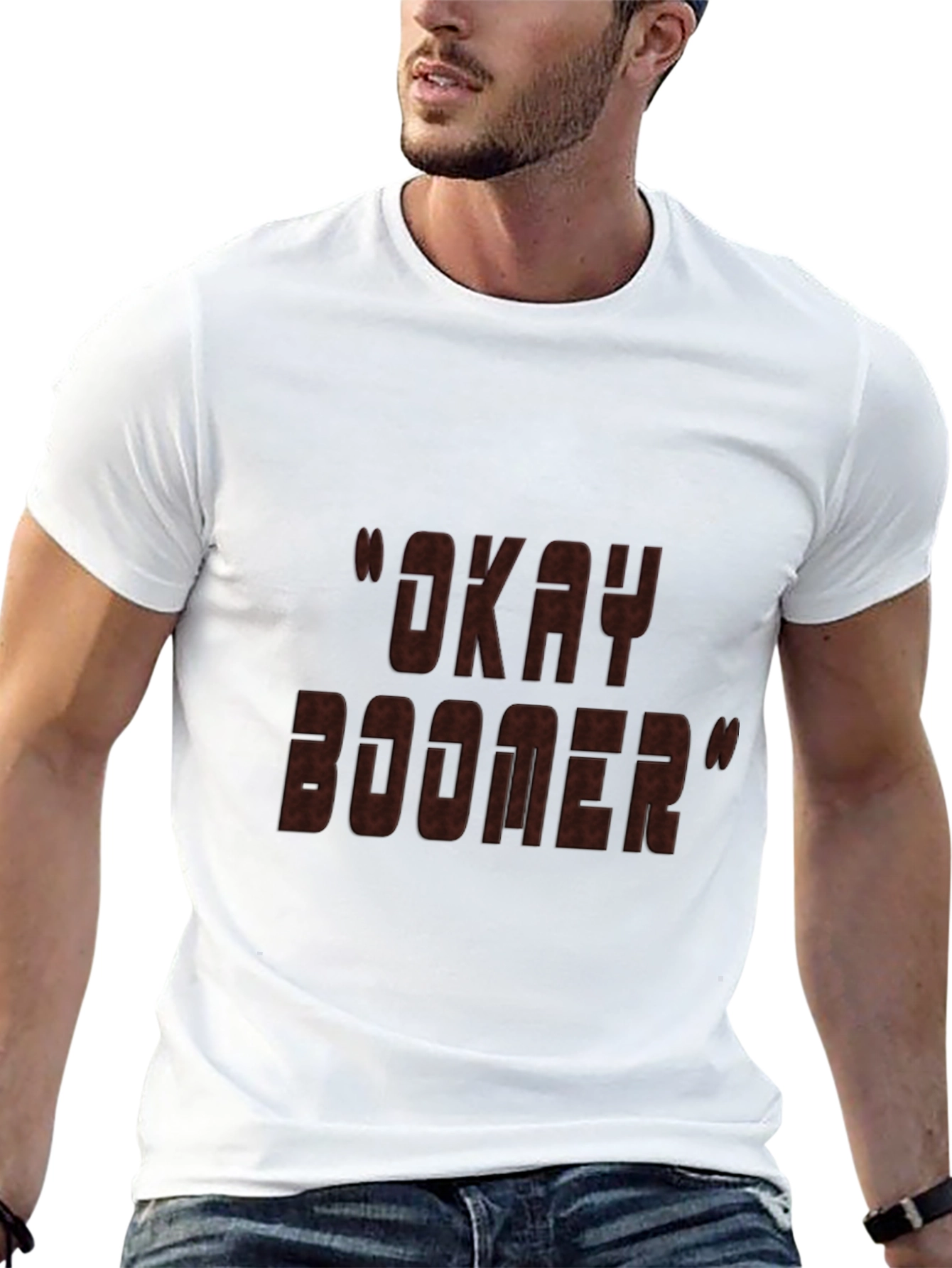 Black Okay Boomer T-Shirt - Novelty Graphic Tee view 13
