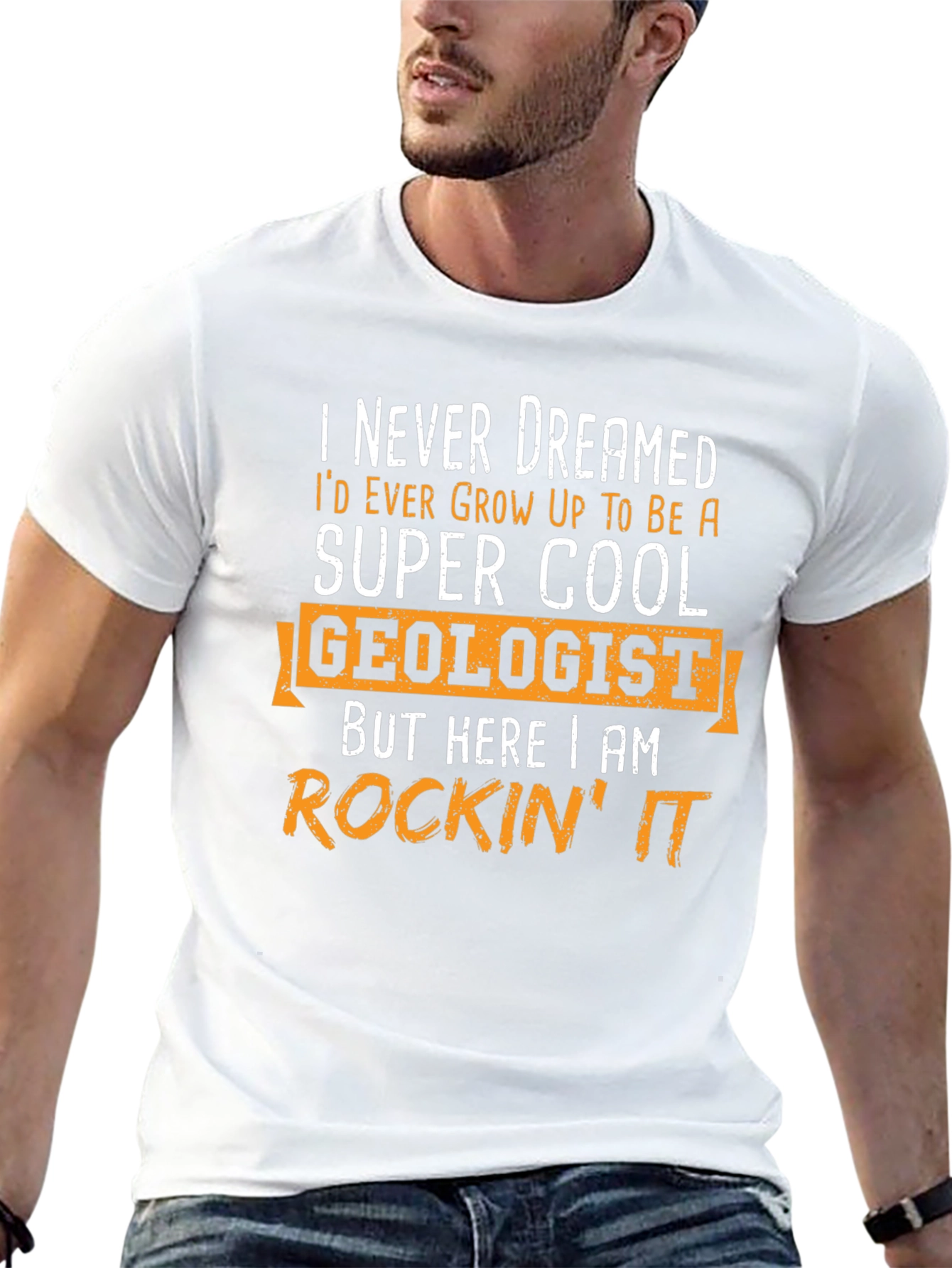 Black Super Cool Geologist Graphic T-Shirt - Rockin' It! view 13