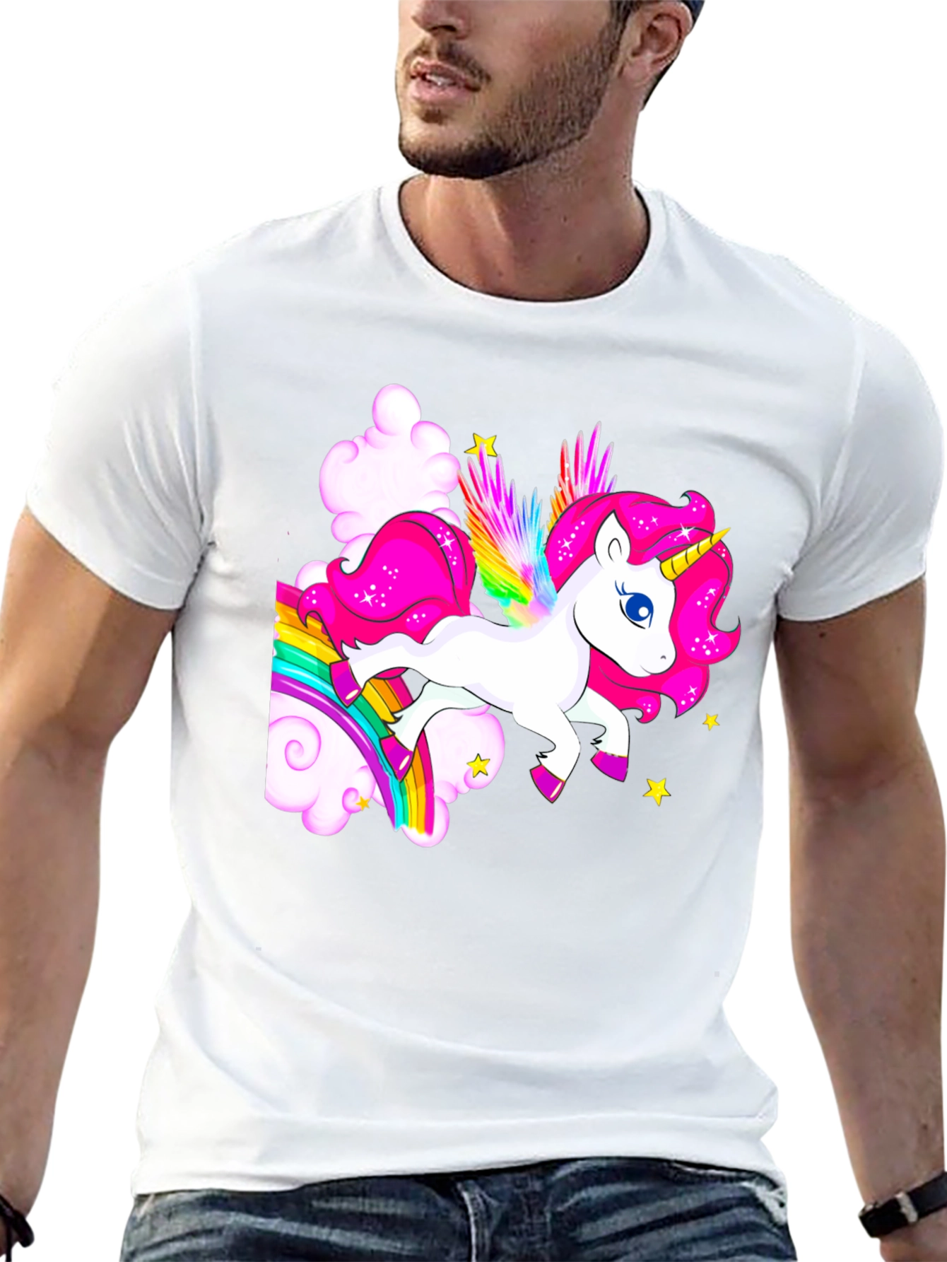 Rainbow Unicorn Graphic T-Shirt - 13