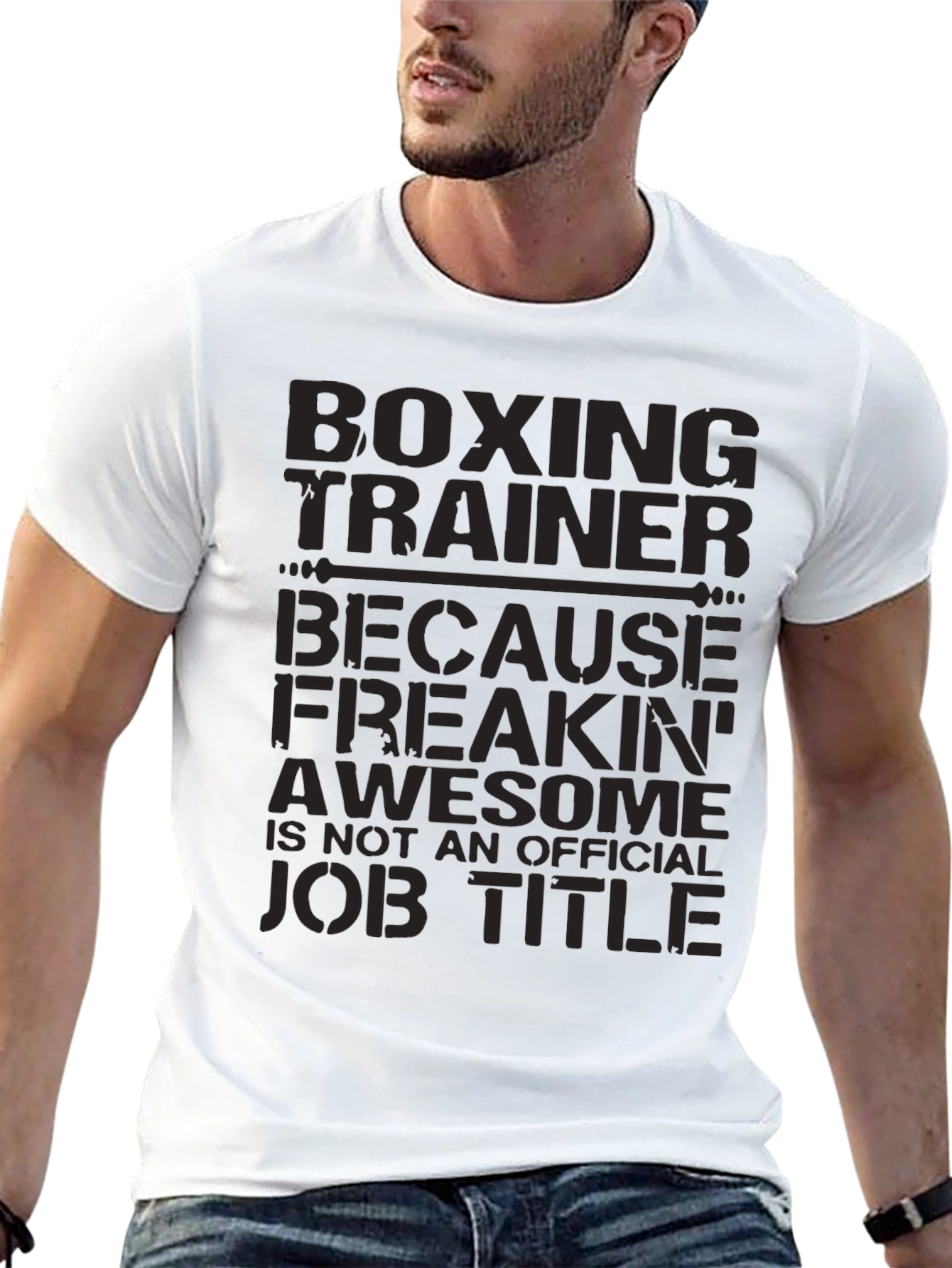 Black Boxing Trainer Graphic T-Shirt view 13