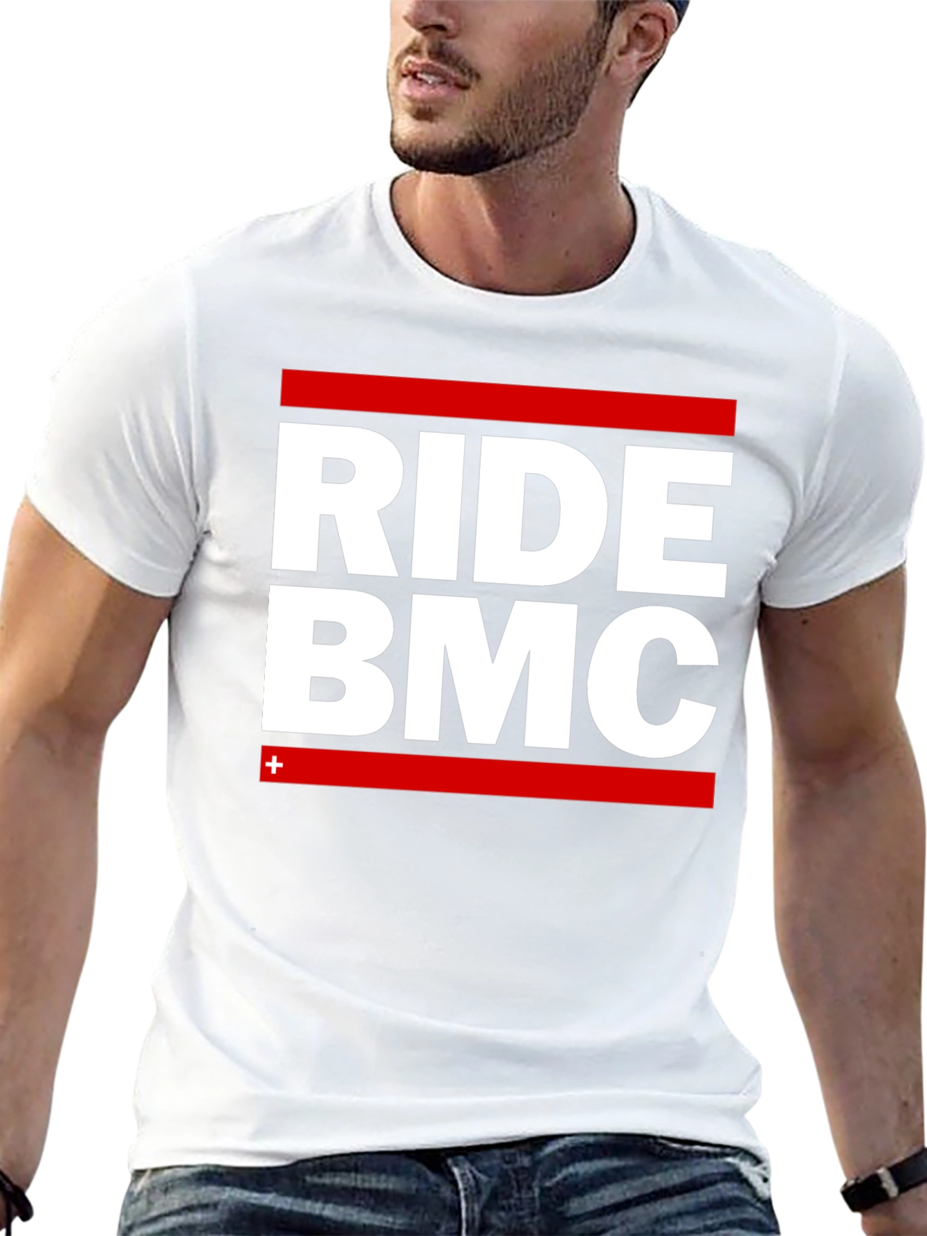Black Ride BMC Graphic Tee - Black Cotton T-Shirt view 13