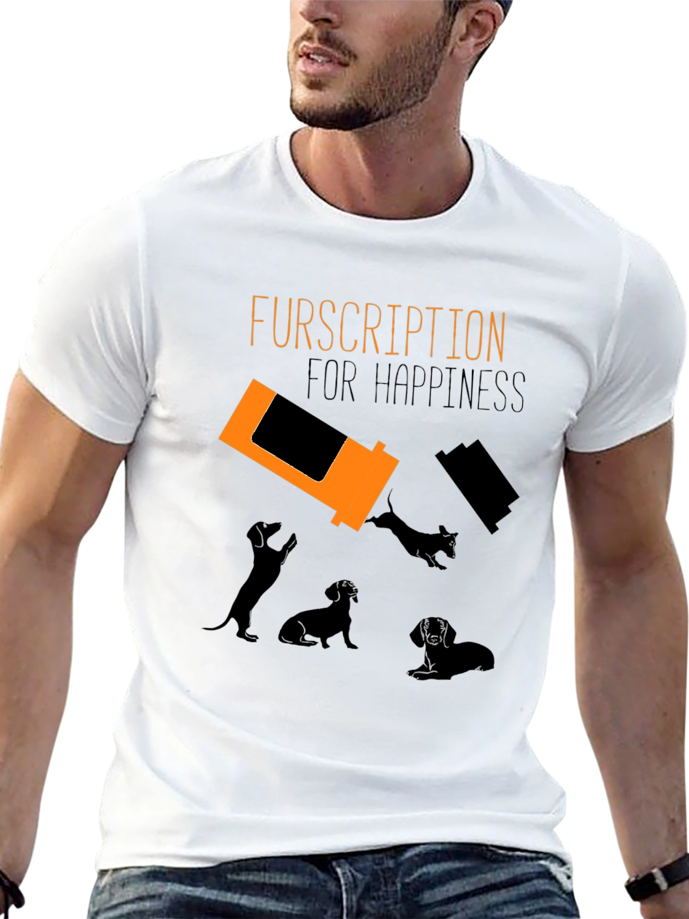 Black Furscription Happiness T-Shirt view 13