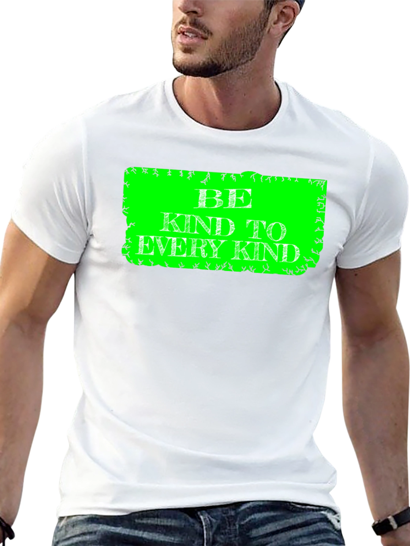 Black Be Kind To Every Kind Graphic T-Shirt view 13