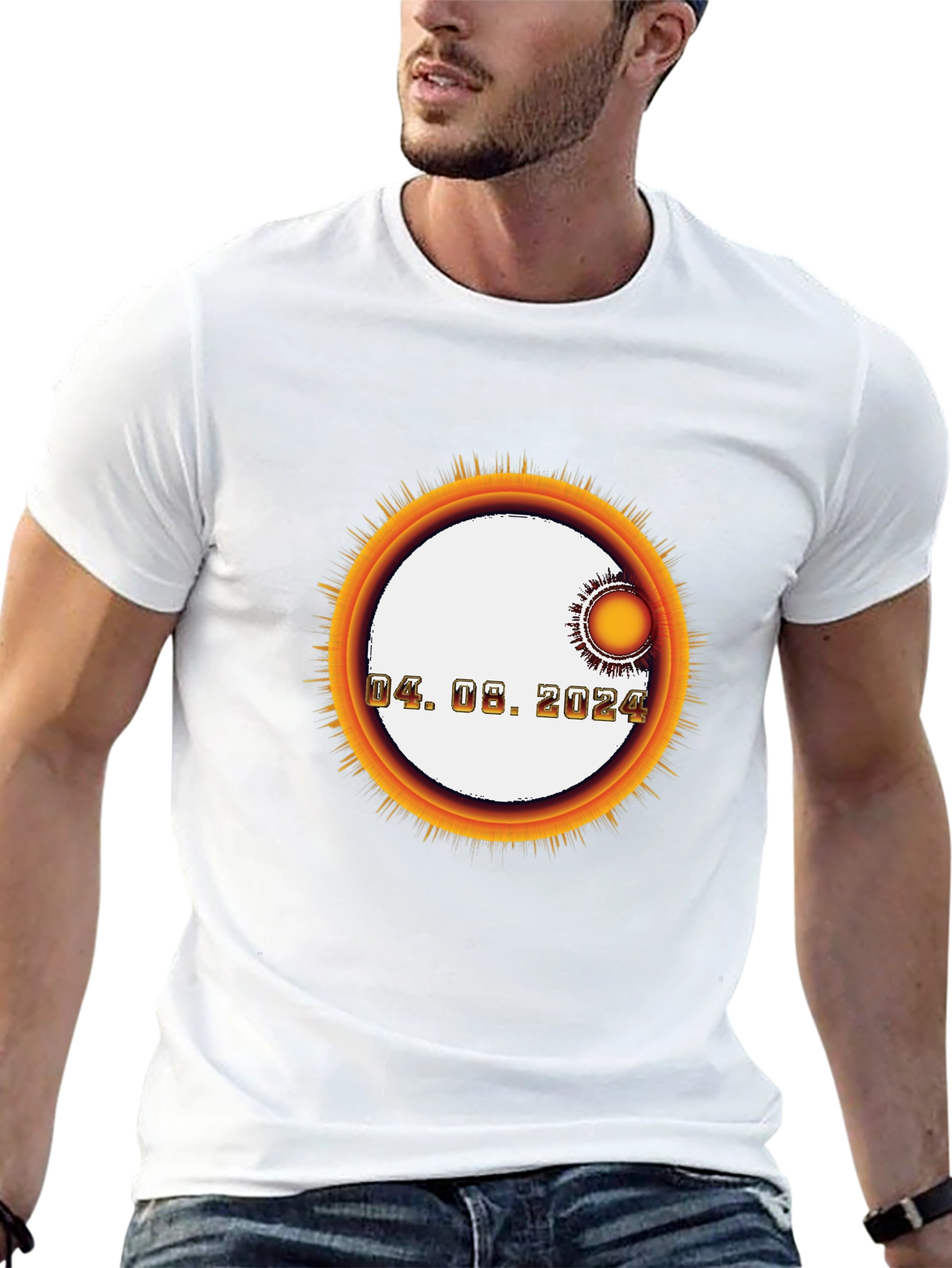 Total Solar Eclipse 04.08.2024 T-Shirt - 13