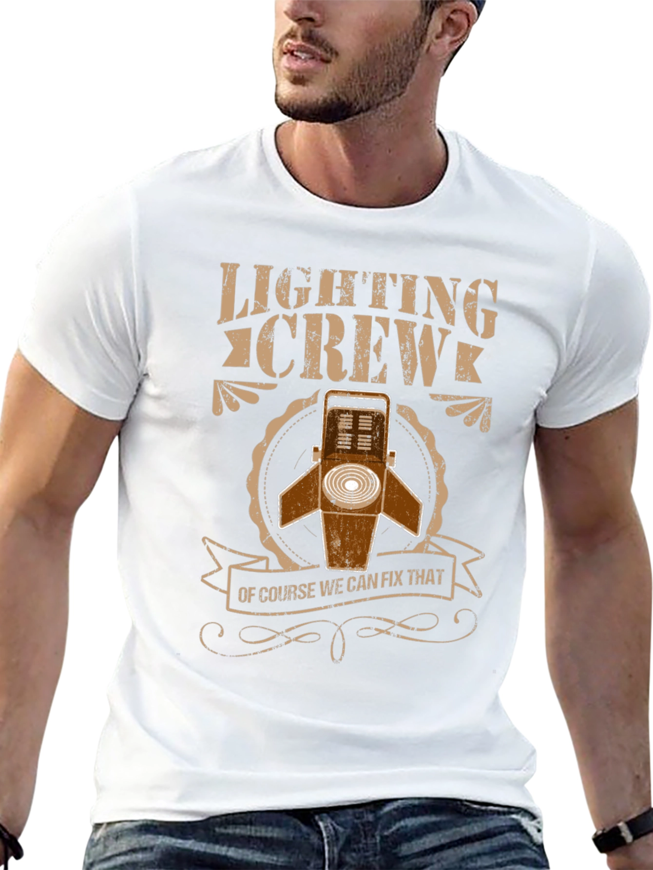 Black Lighting Crew T-Shirt - We Can Fix That view 13