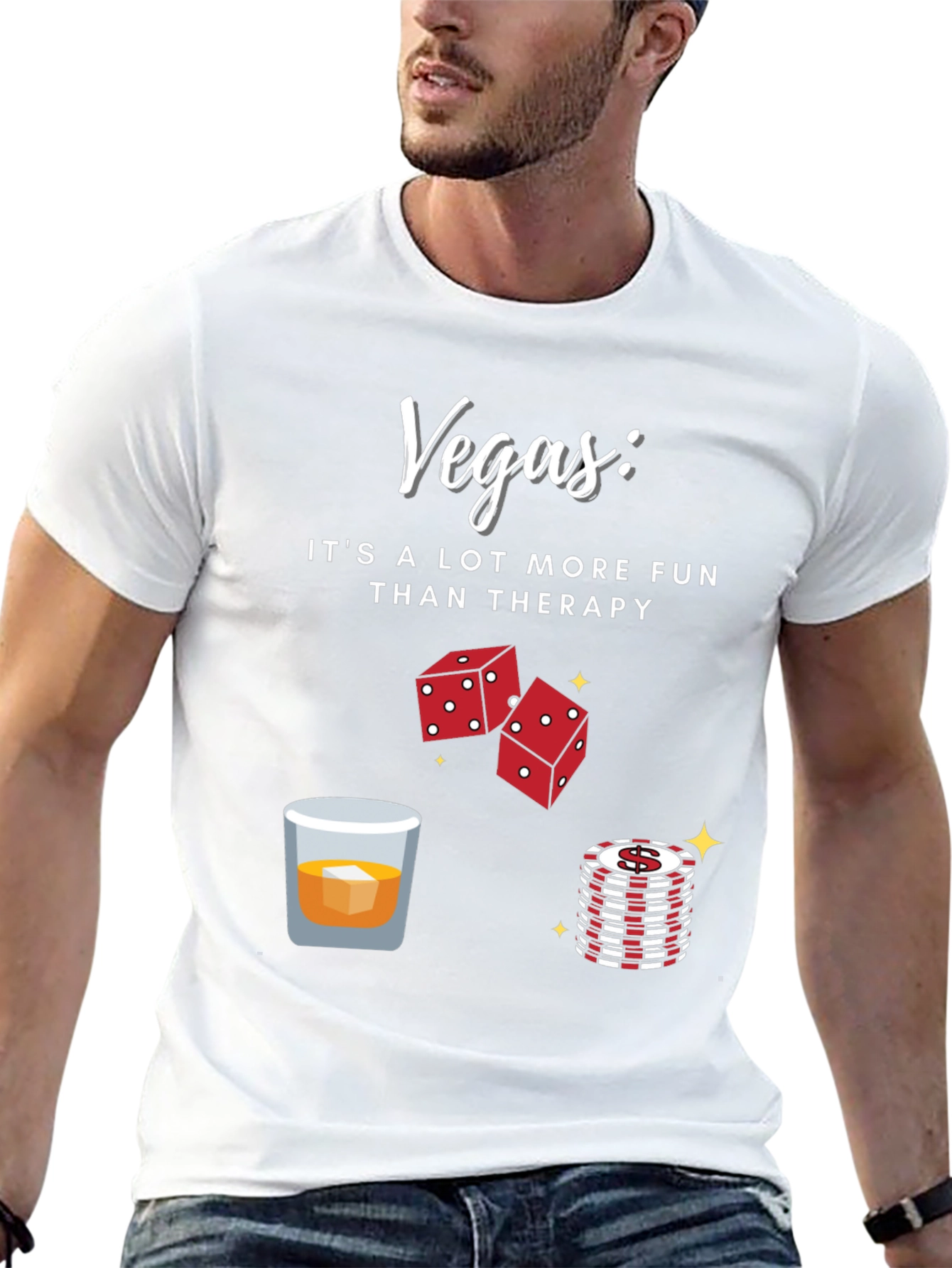 Black Vegas Fun T-Shirt view 13