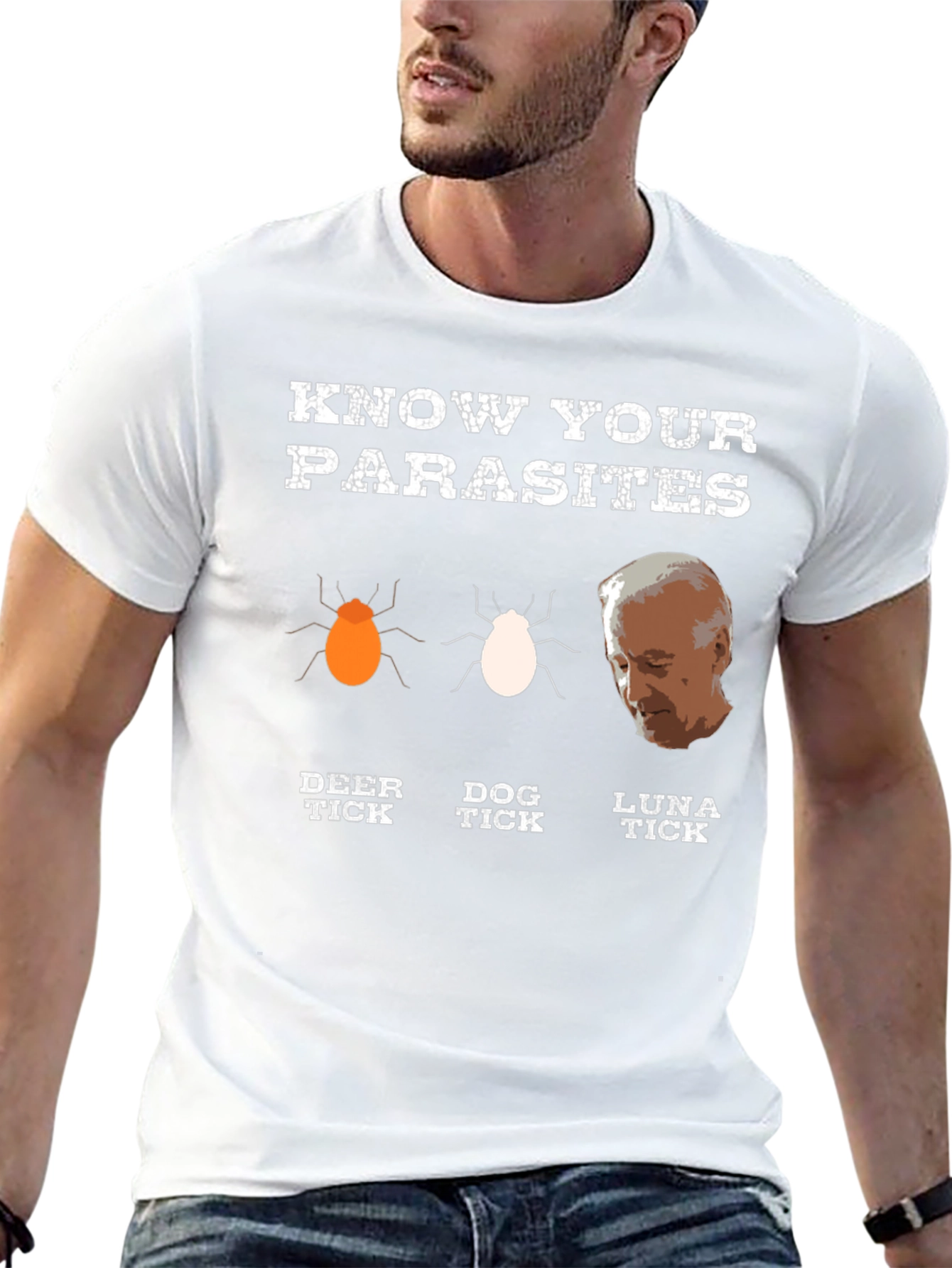 Black Know Your Parasites Graphic Novelty T-Shirt view 13