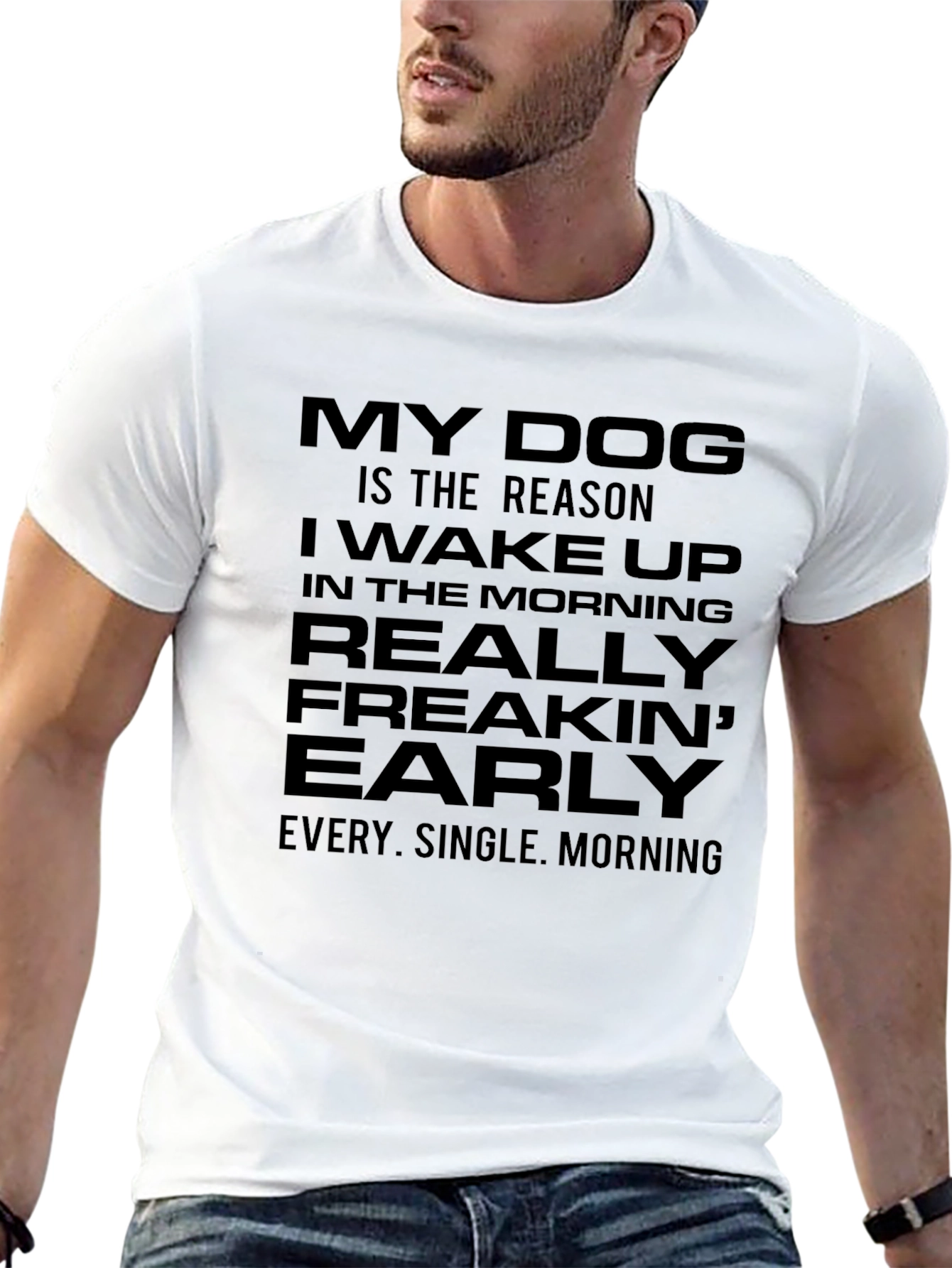 My Dog Is The Reason Funny T-Shirt - 13