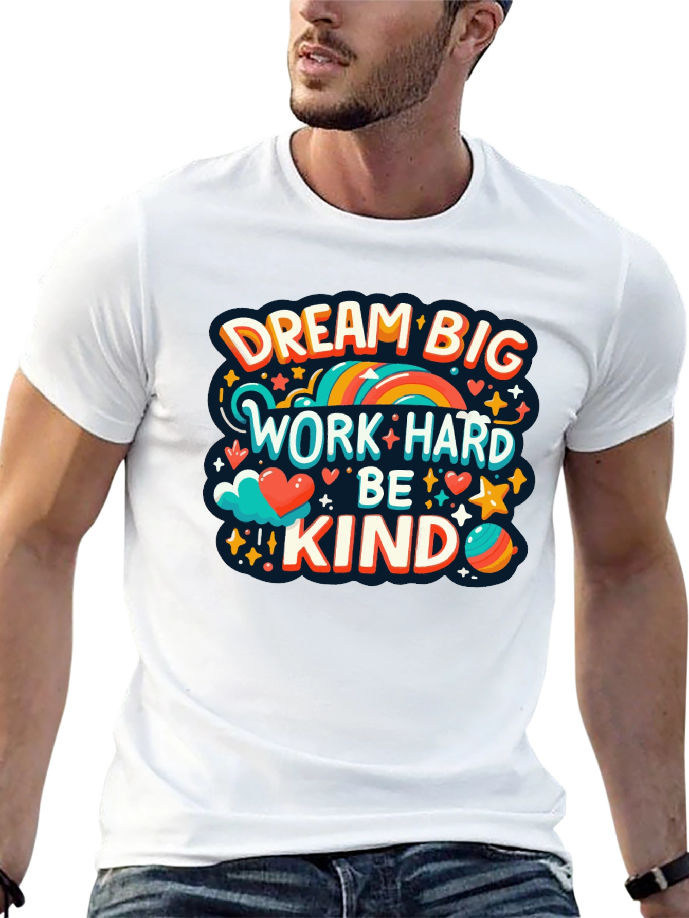 Dream Big T-Shirt - Inspirational Graphic Tee - 13