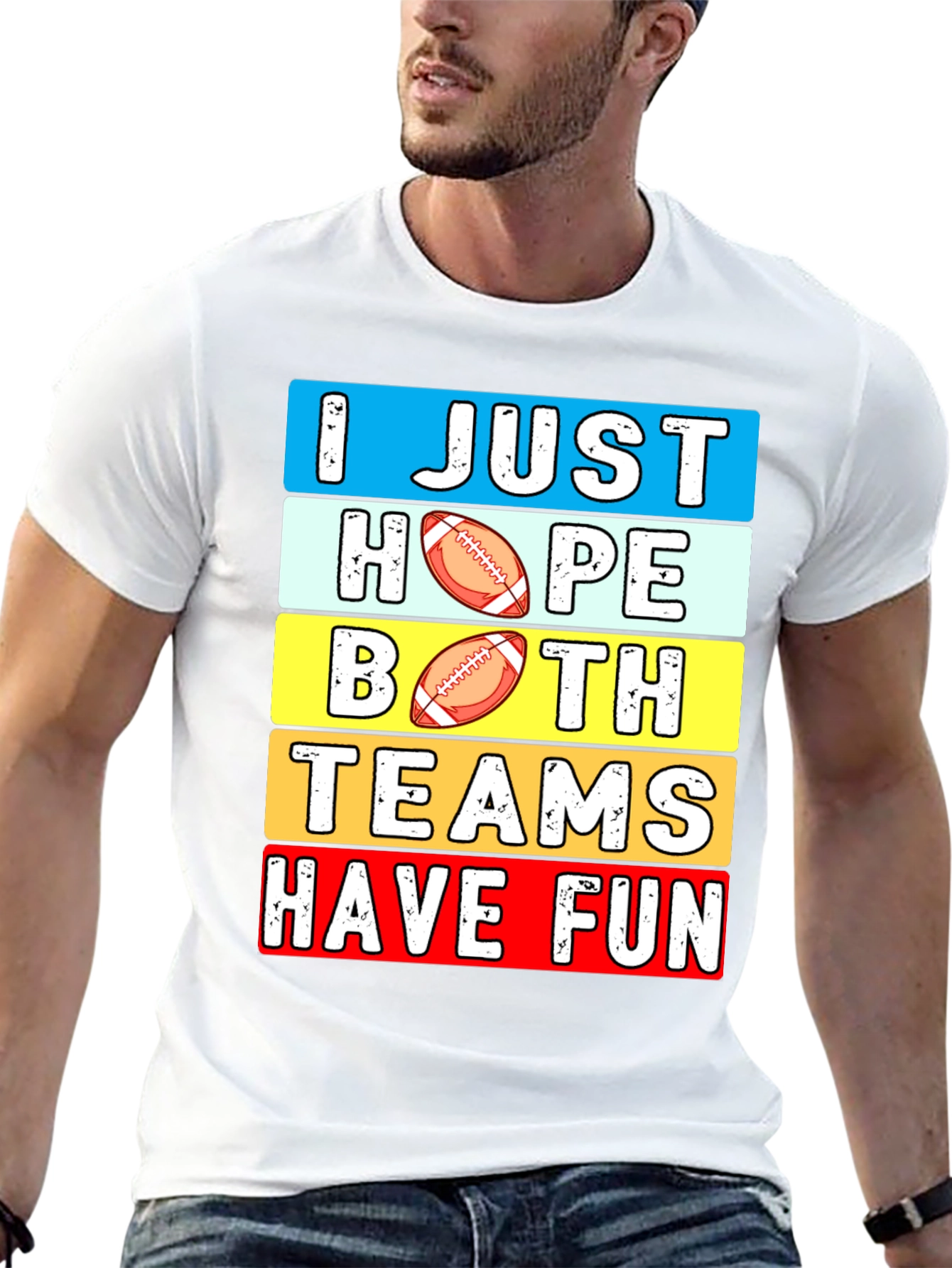 Black I Just Hope Both Teams Have Fun T-Shirt view 13
