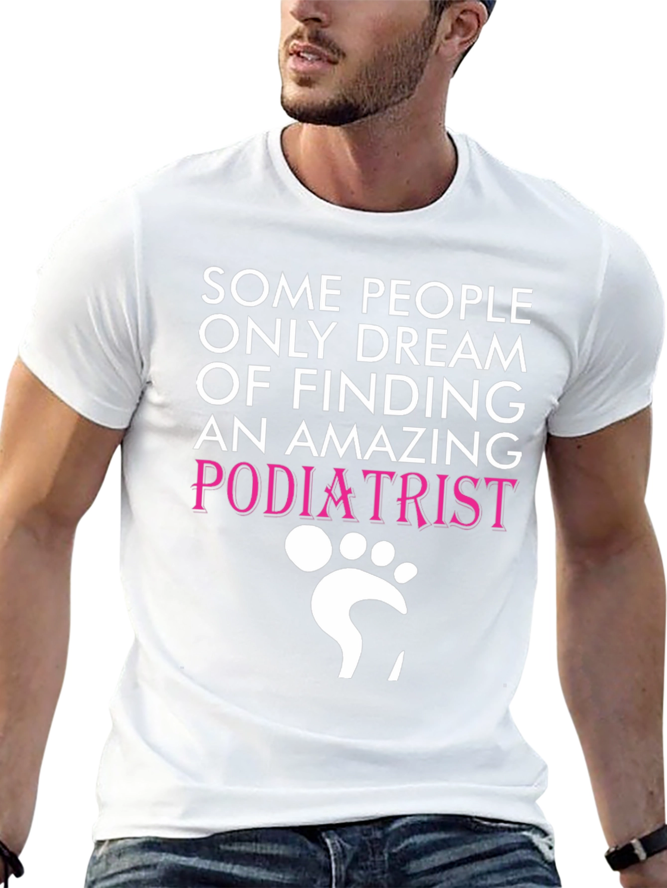 Black Amazing Podiatrist T-Shirt view 13