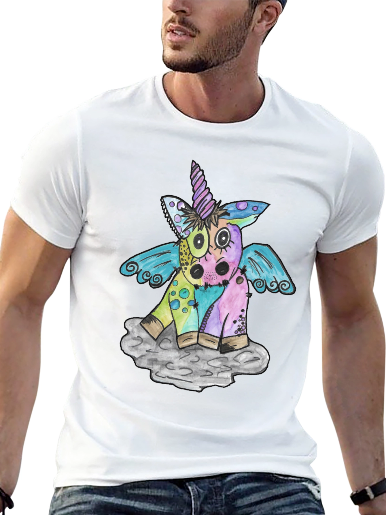 Whimsical Unicorn Graphic Tee - Unique & Fun - 13