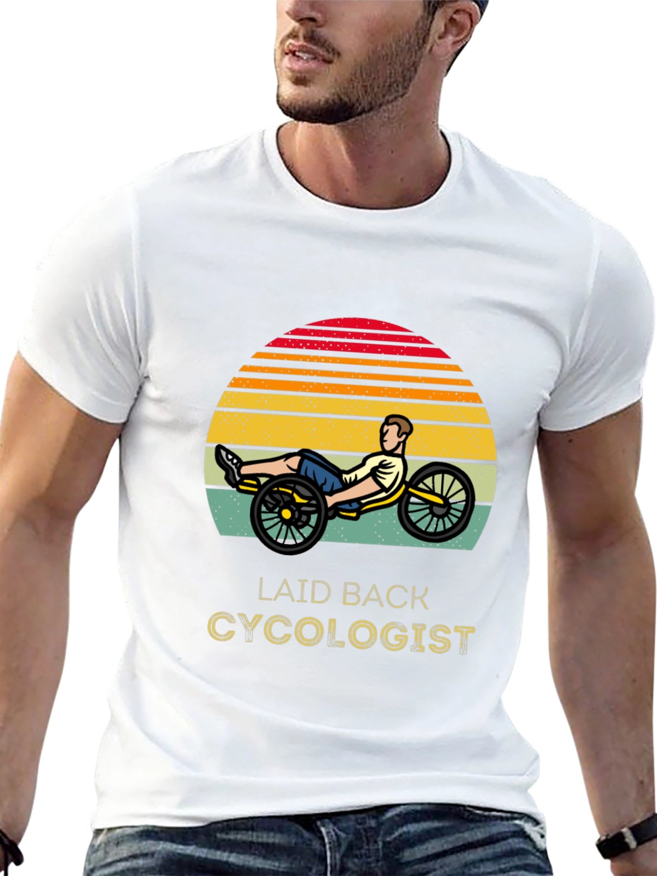 Black Laid Back Cycologist T-Shirt view 13