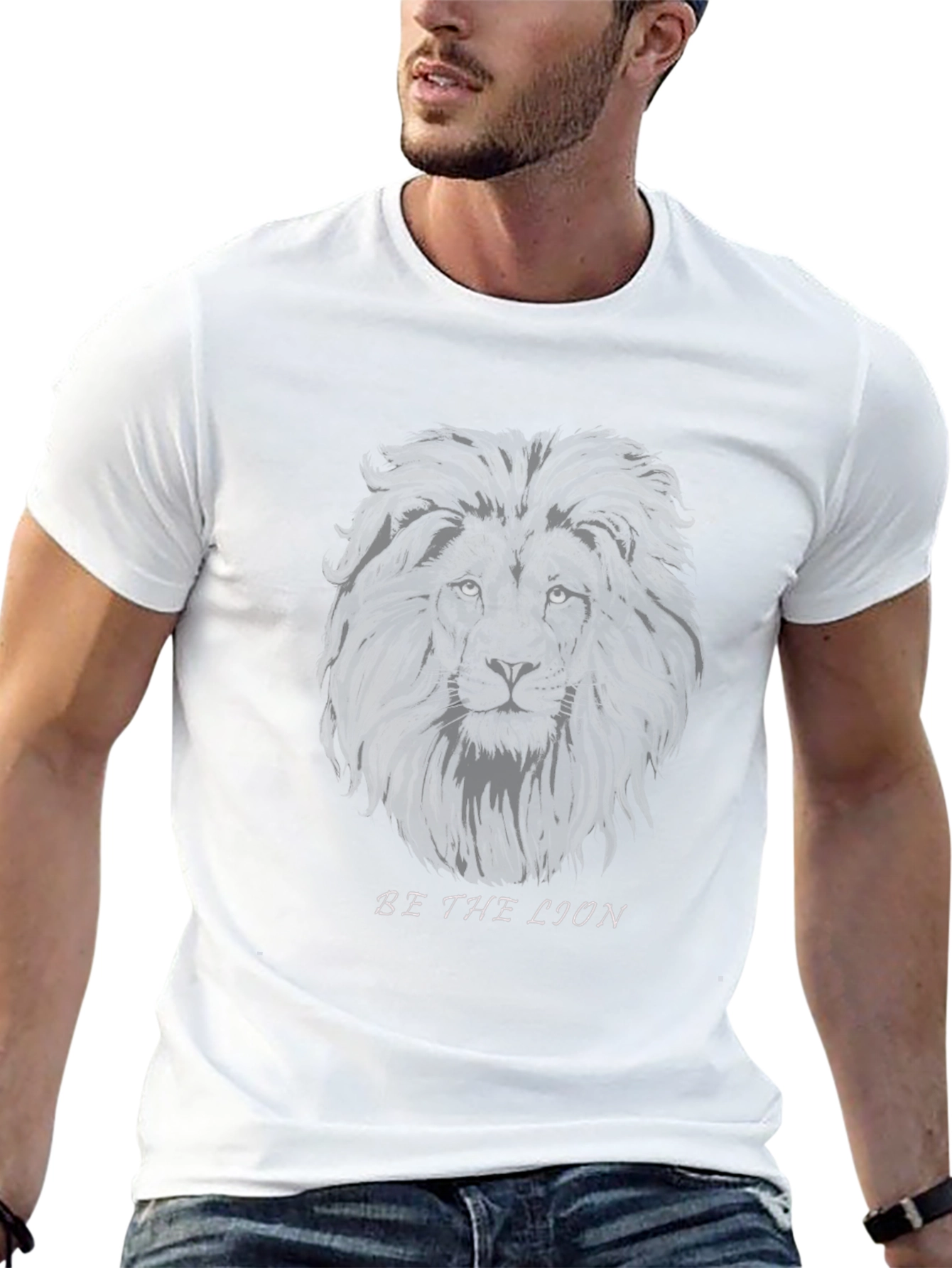 Black Be The Lion Graphic Tee - Black view 13