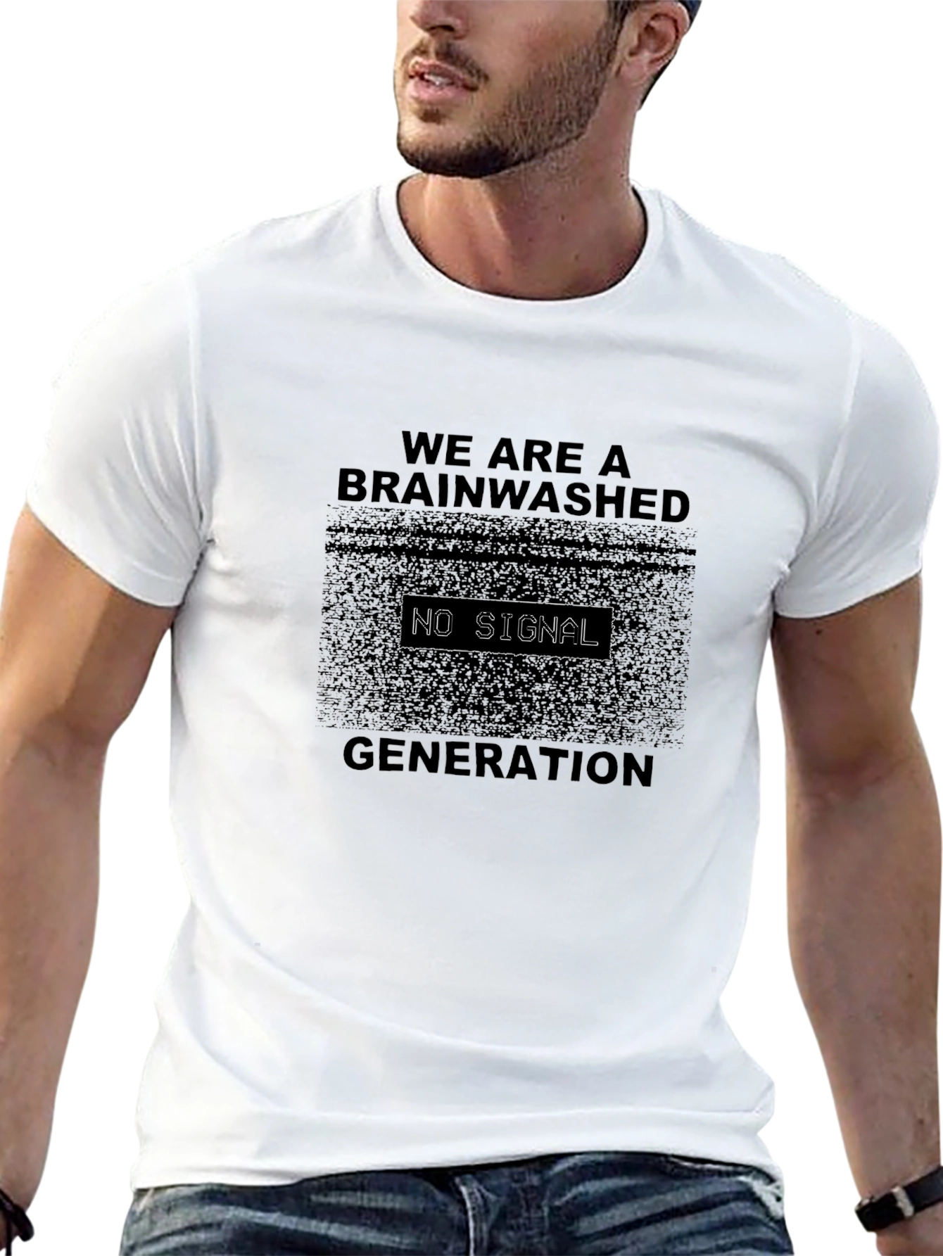 Black Brainwashed Generation Black Graphic Tee view 13