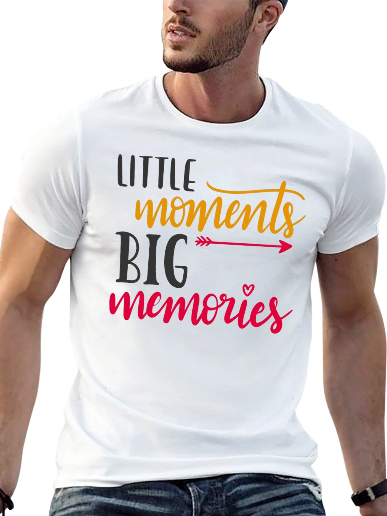 Black Little Moments Big Memories Graphic T-Shirt view 13