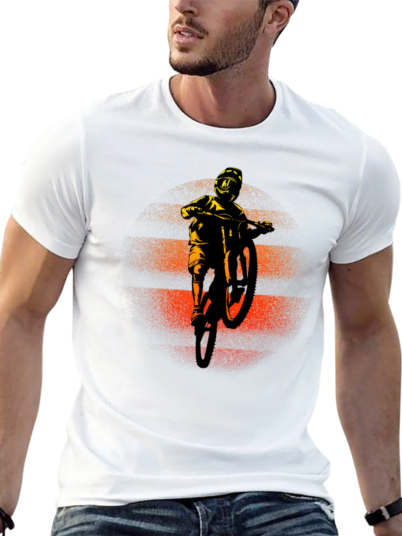 Black Mountain Biker Graphic Tee - Adventure Ready! view 13