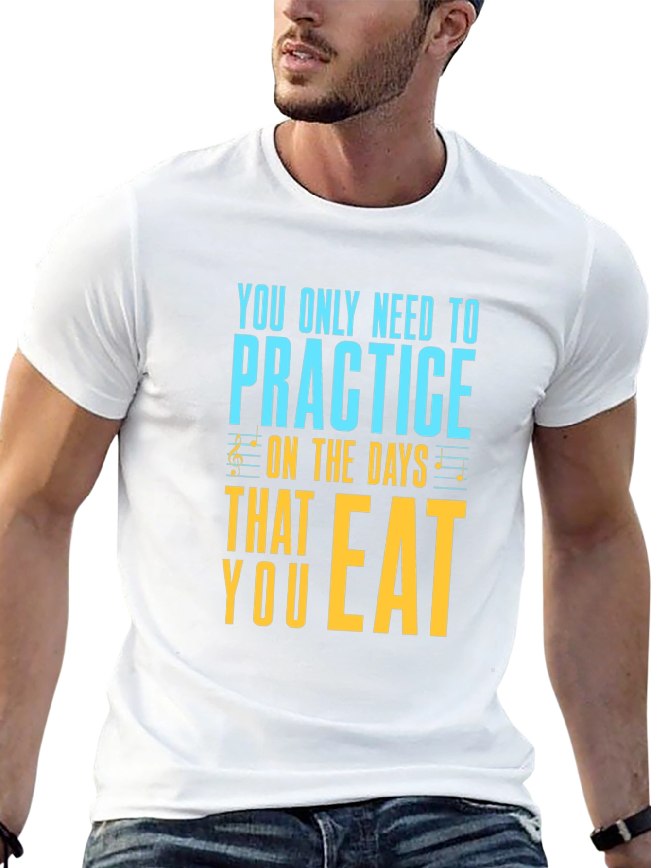 Black Practice on Eating Days Graphic Tee view 13