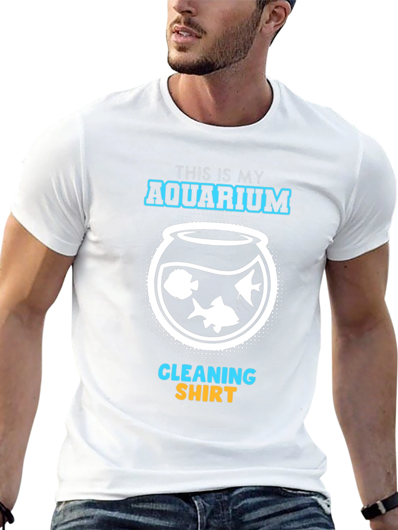 Black Aquarium Cleaning Shirt - Fish Keeper Tee view 13