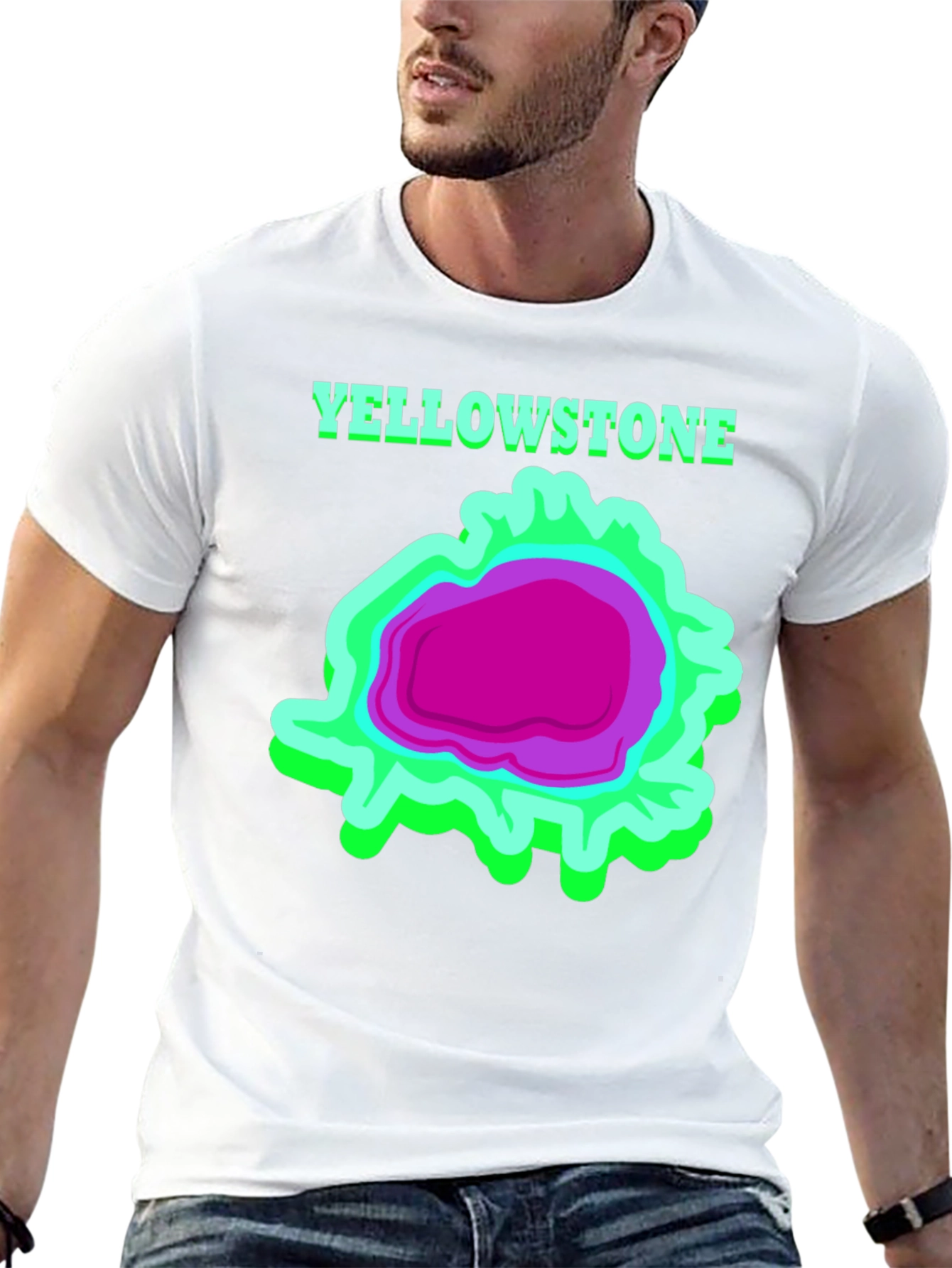 Black Yellowstone Graphic Tee - Bold & Unique Design view 13