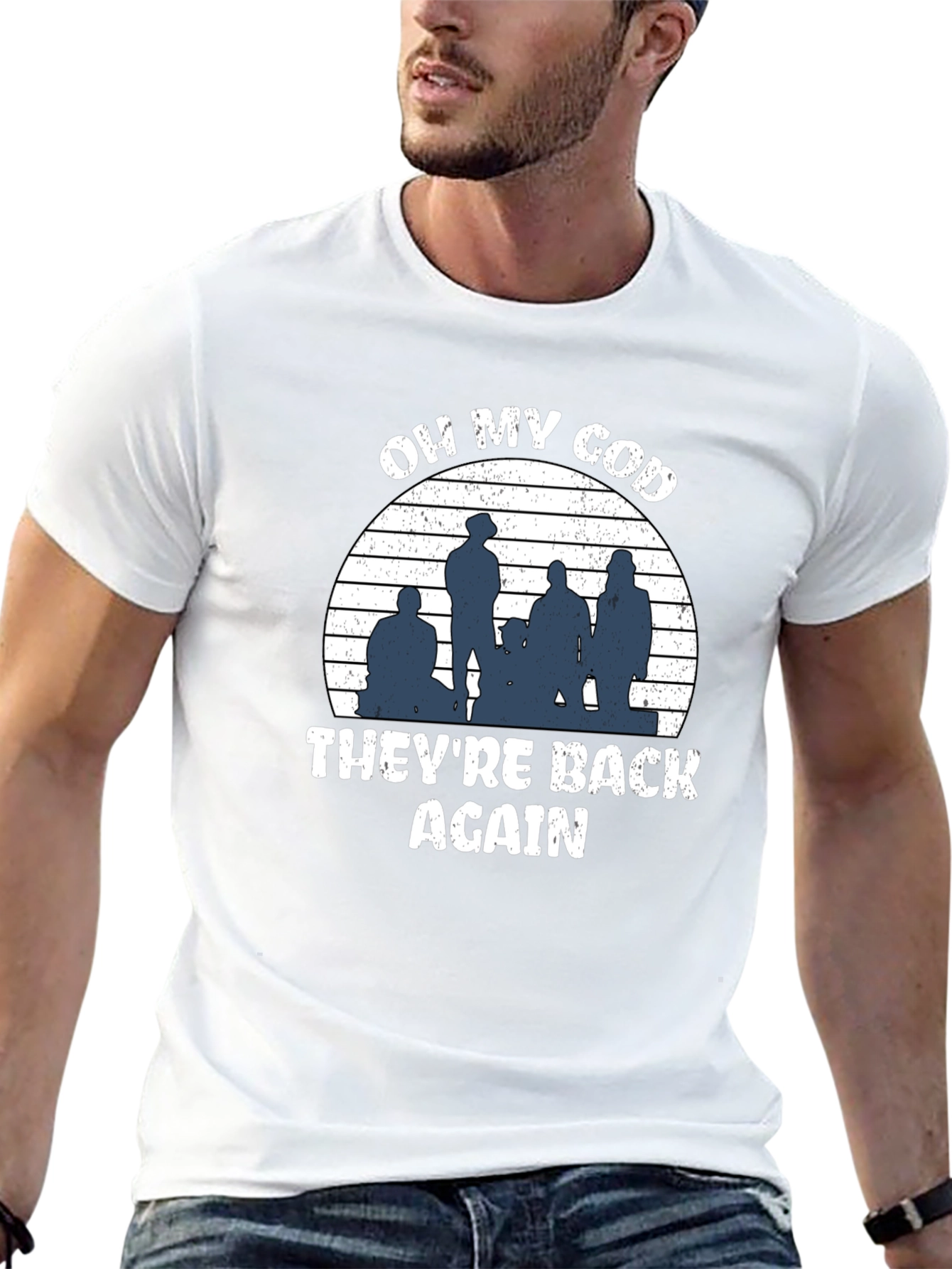 Black OH MY GOD They're Back Again T-Shirt view 13