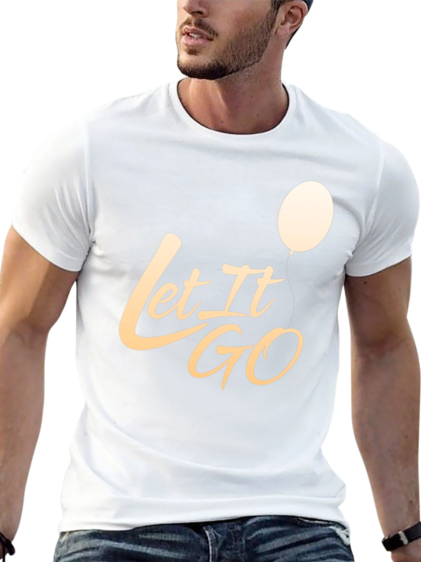 Black Let It Go Graphic T-Shirt - Stylish Casual Tee view 13