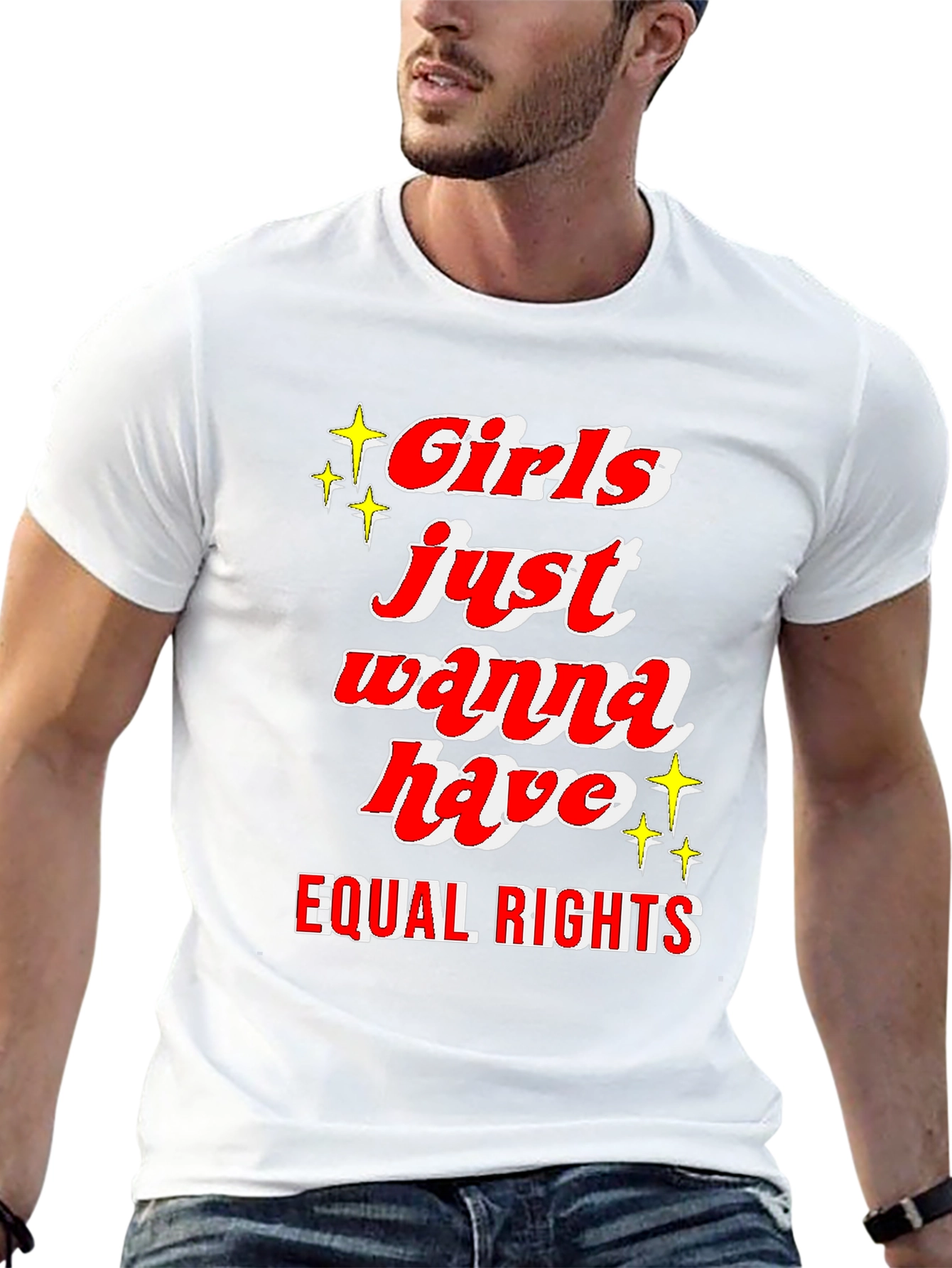 Black Girls Just Wanna Have Equal Rights T-Shirt view 13