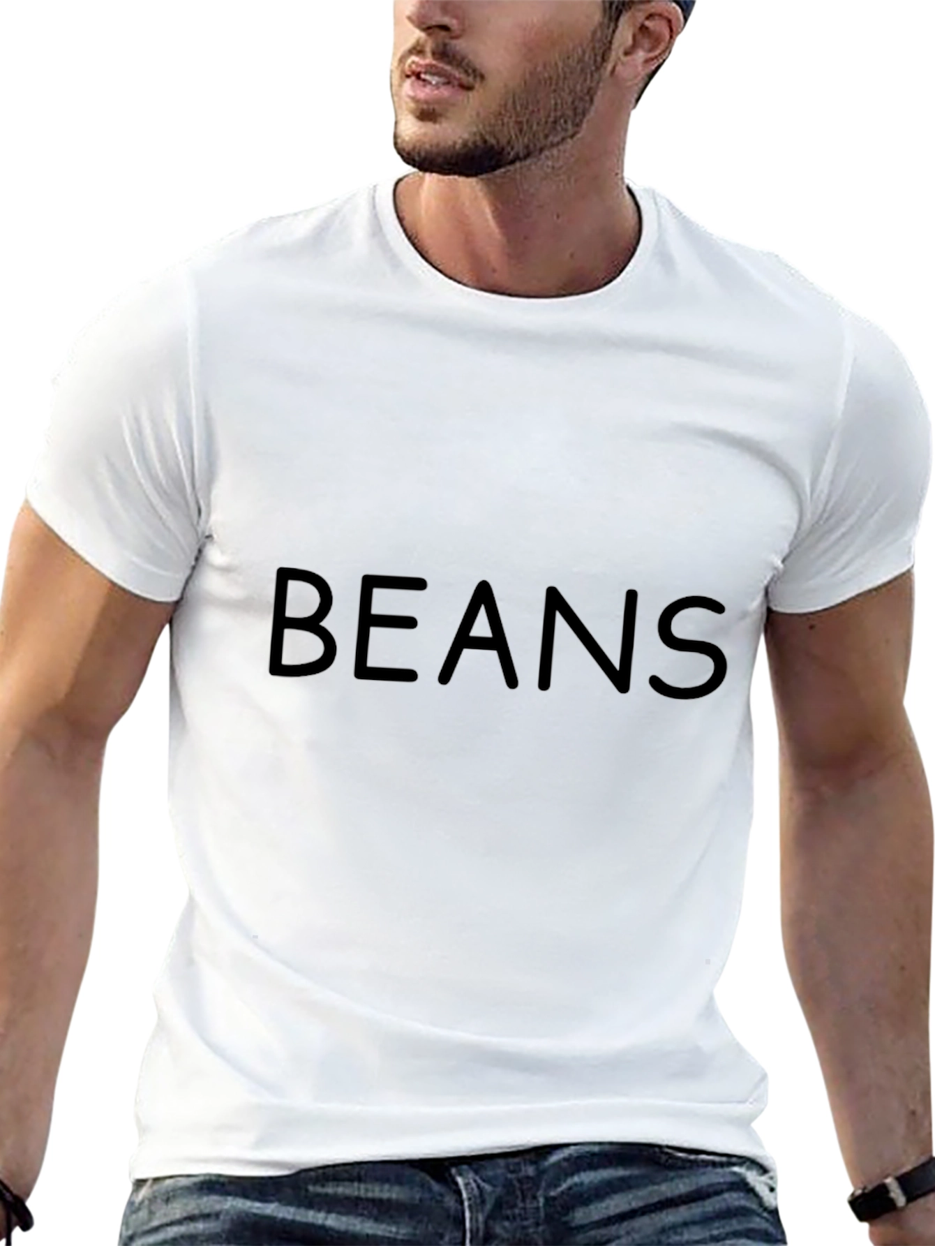 Black Beans Graphic T-Shirt - Casual Wear view 13