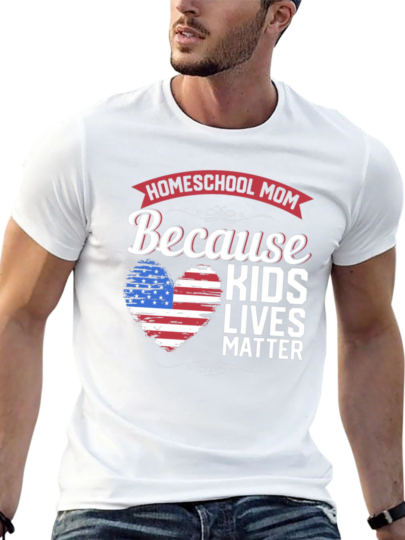 Black Homeschool Mom Kids Lives Matter T-Shirt view 13