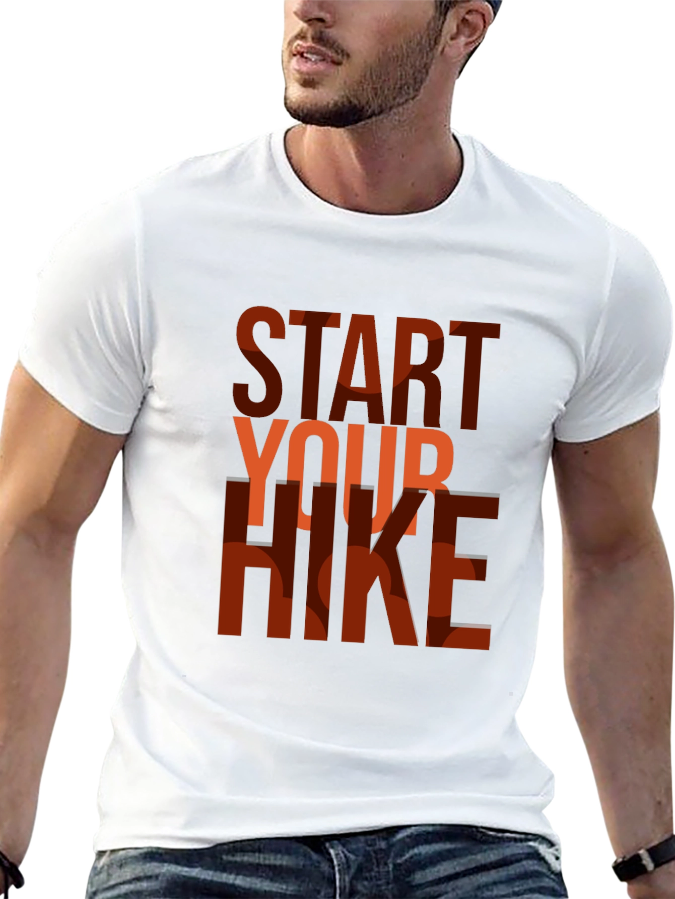 Black Start Your Hike Graphic T-Shirt - Black view 13