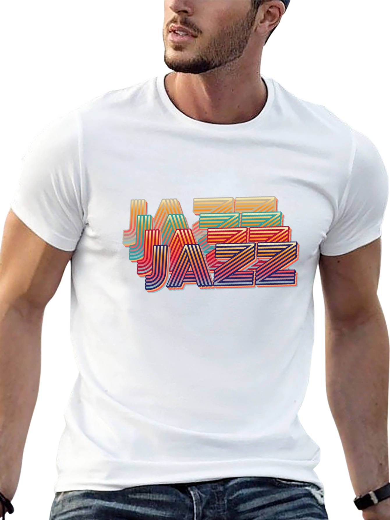 Black Jazz Music Black T-Shirt view 13