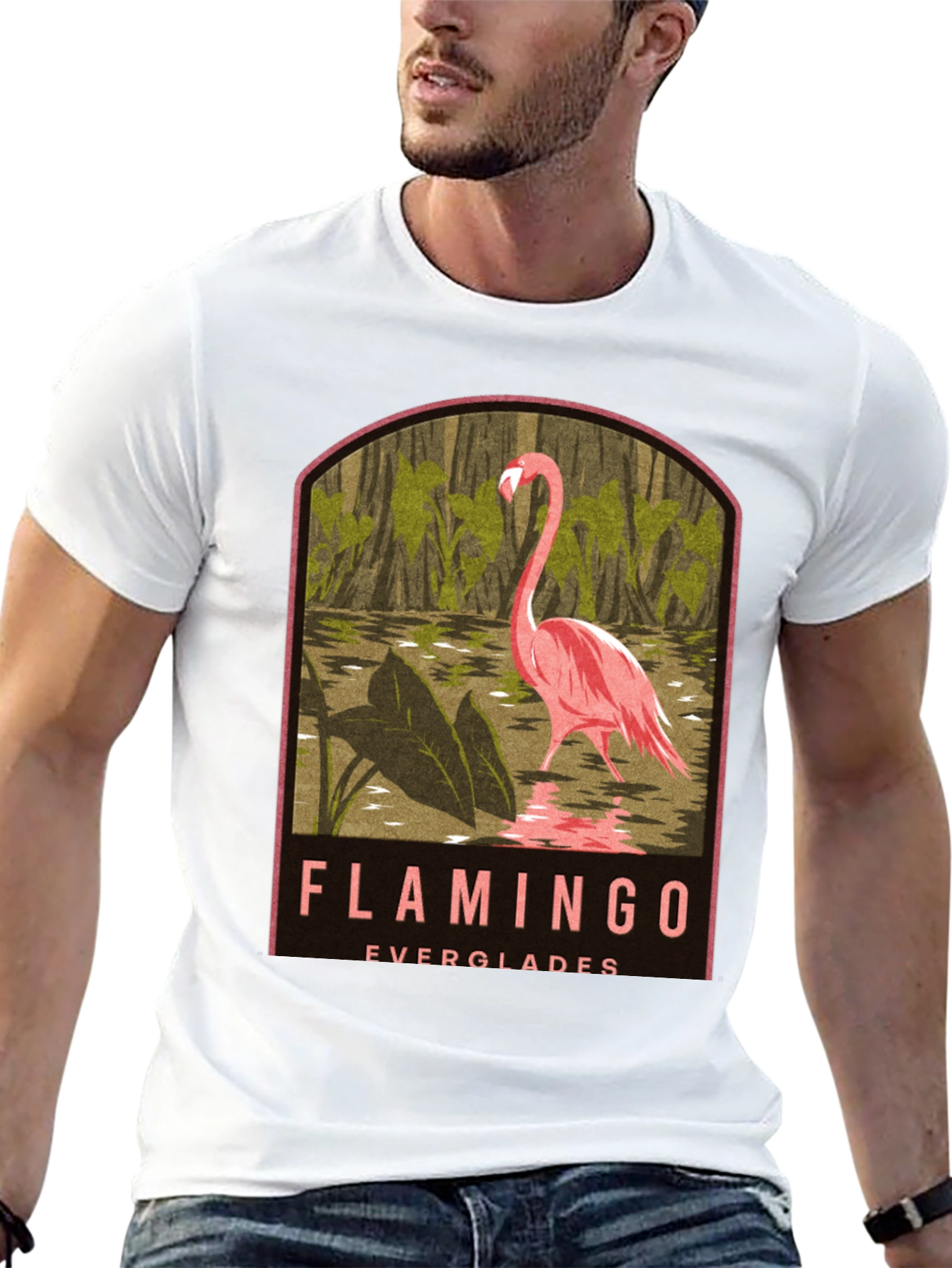 Flamingo Everglades Graphic Tee - 13