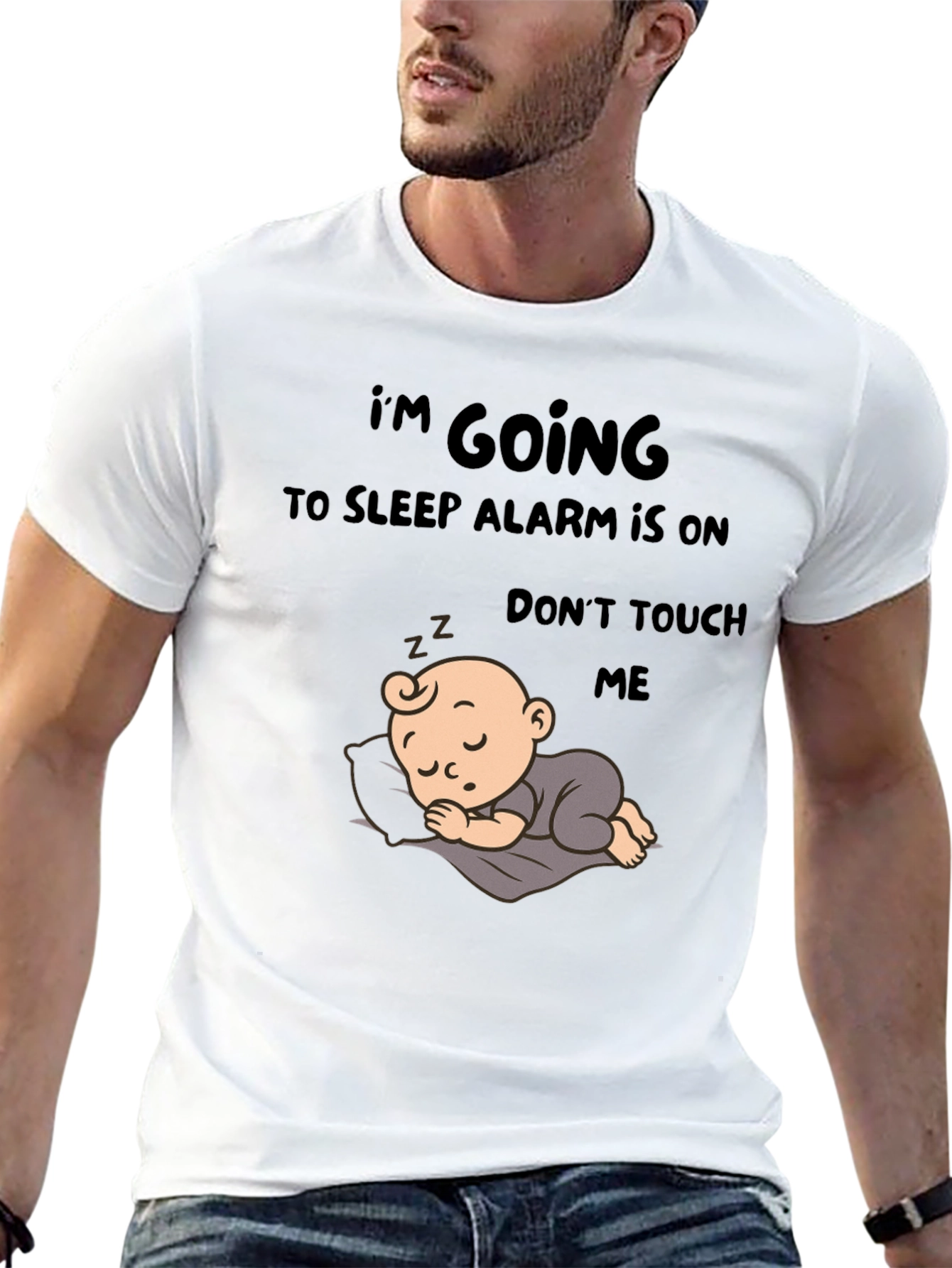 I'm Going to Sleep T-Shirt with Baby Design - 13