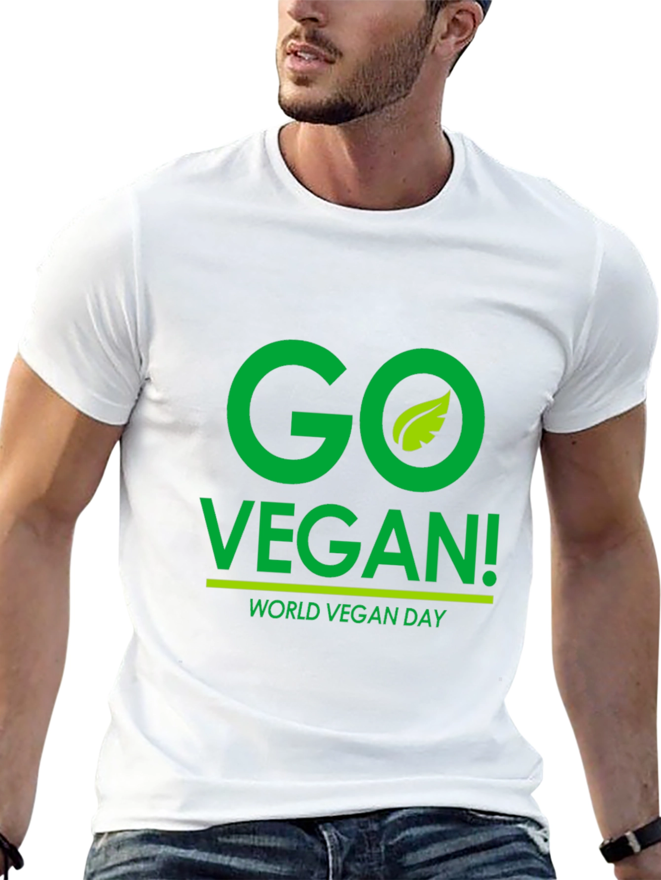 Go Vegan T-Shirt - World Vegan Day Tee - 13