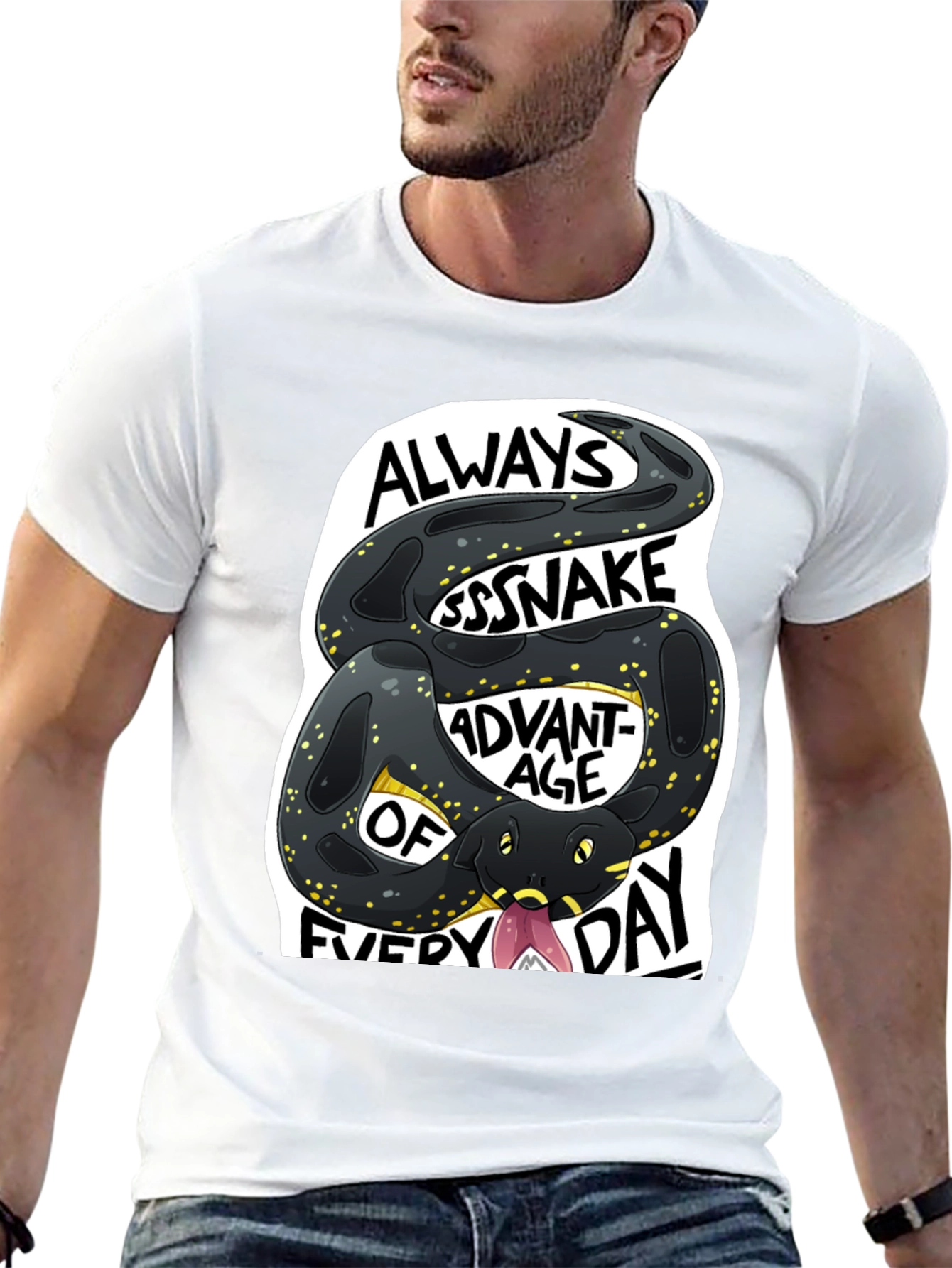 Black Always Ssssnake Advantage T-Shirt view 13