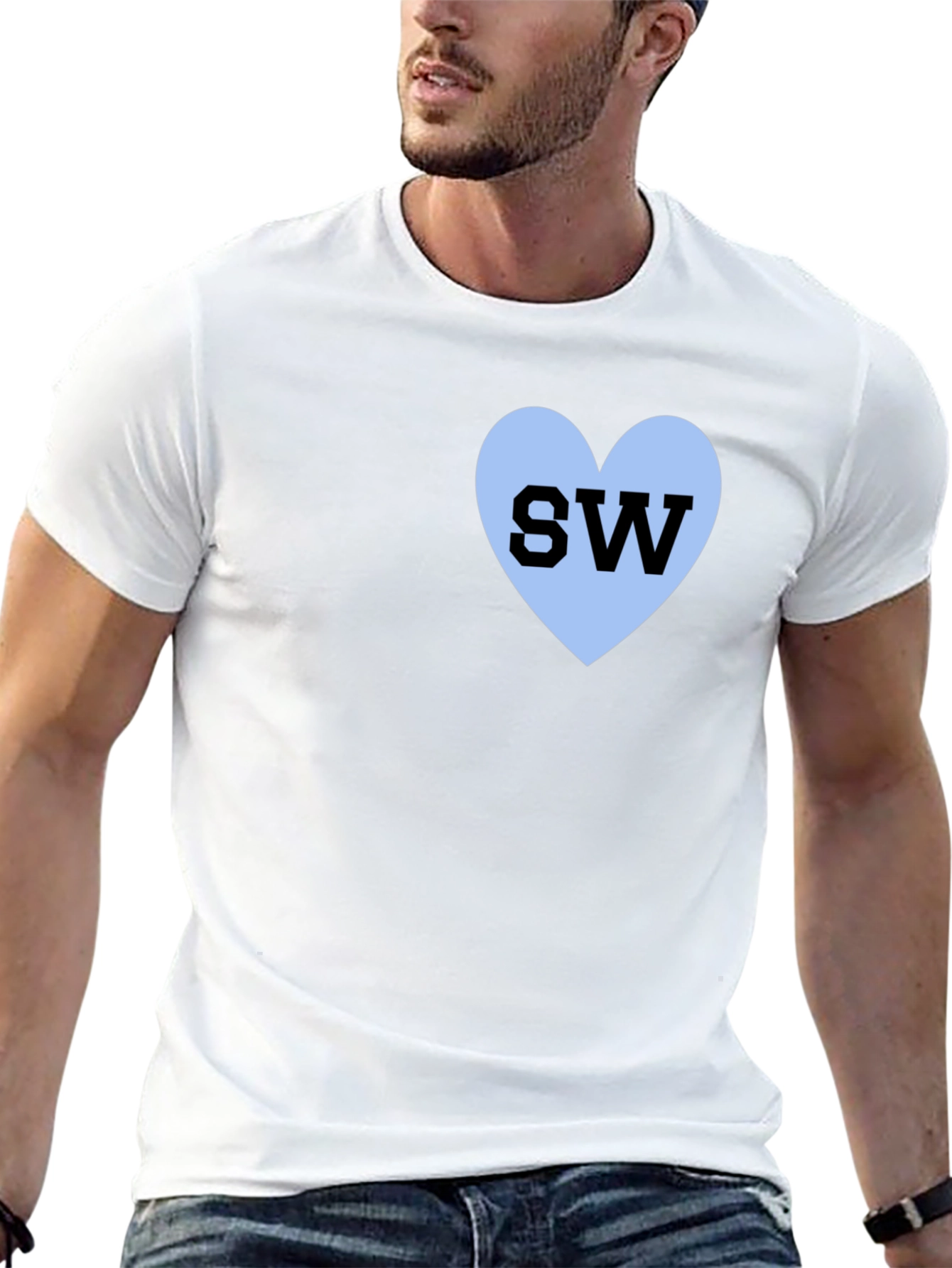 Black Black SW Heart T-Shirt view 13