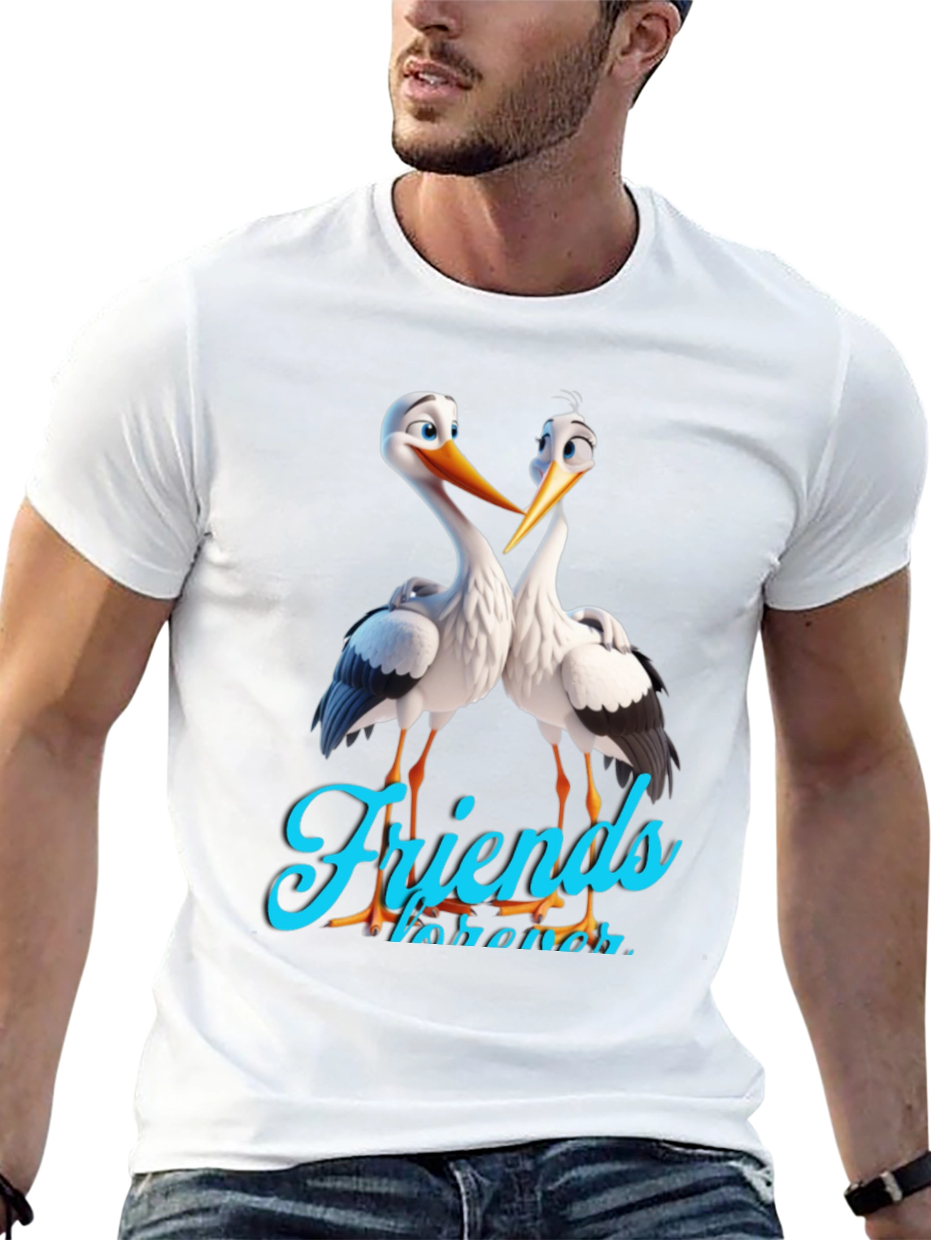 Black Stork Friends Forever Graphic Tee view 13