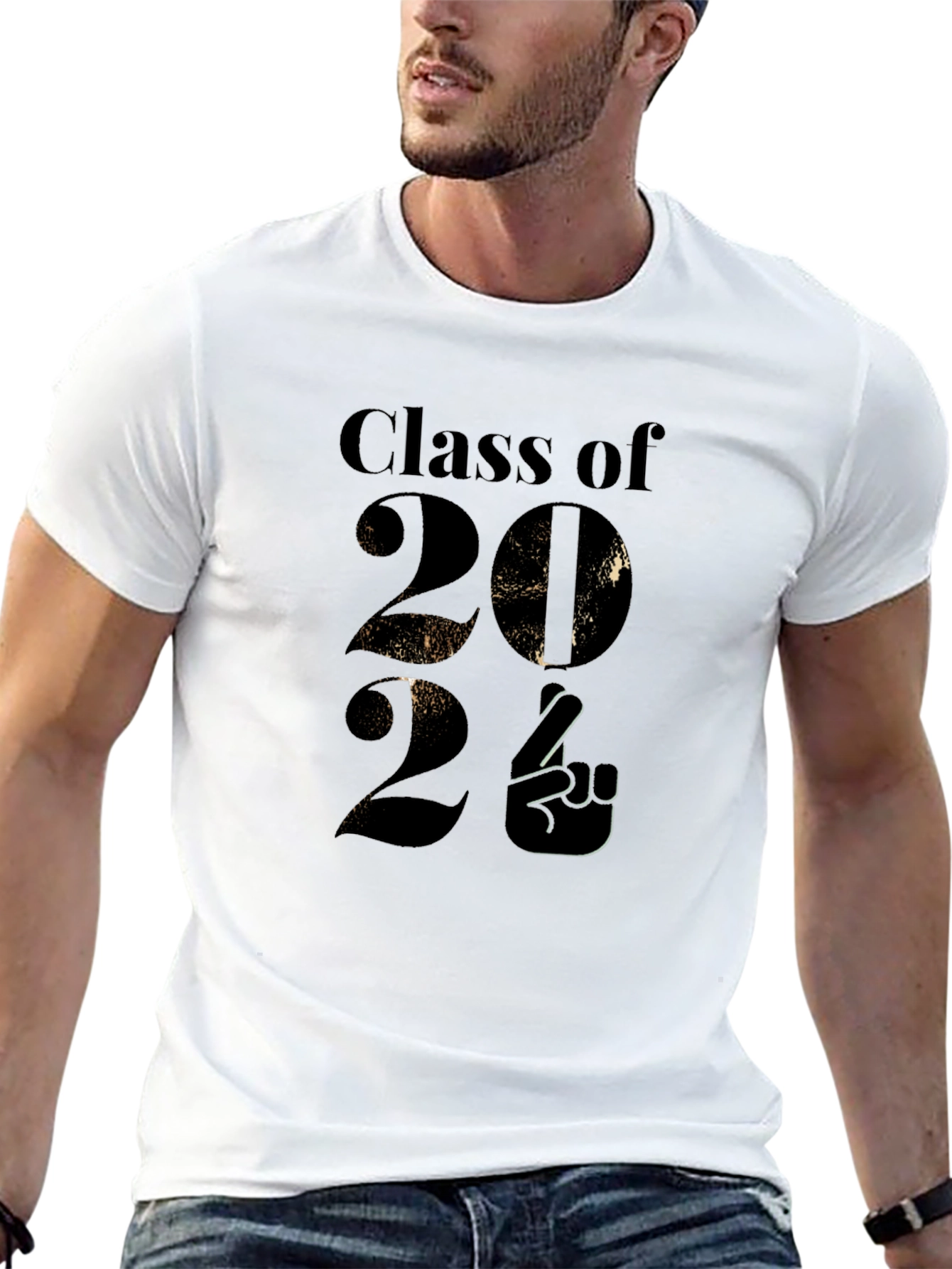 Black Class of 2024 Graphic Tee view 13