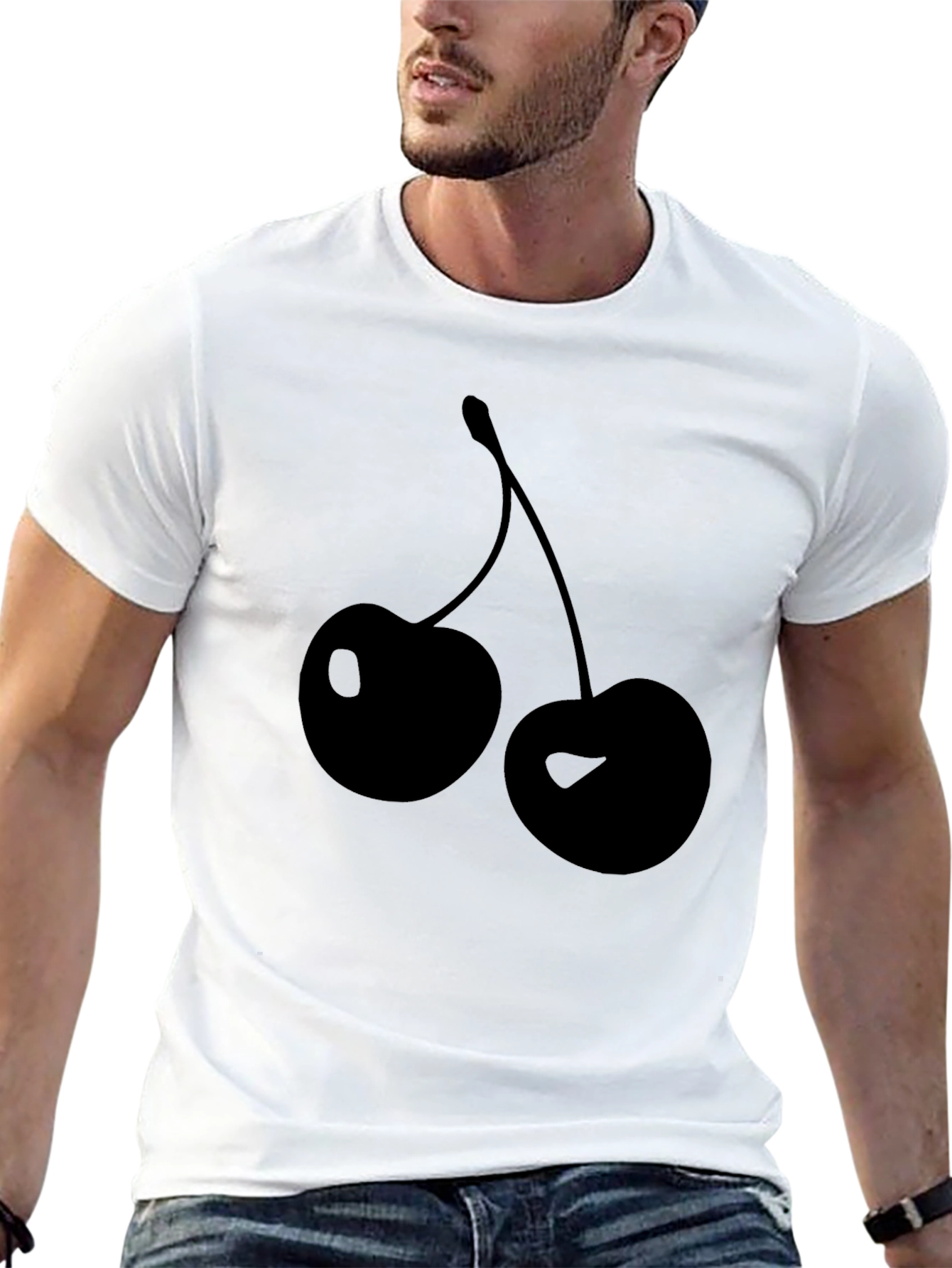 Black Black Cherry Graphic Tee | Casual Unisex Style view 13