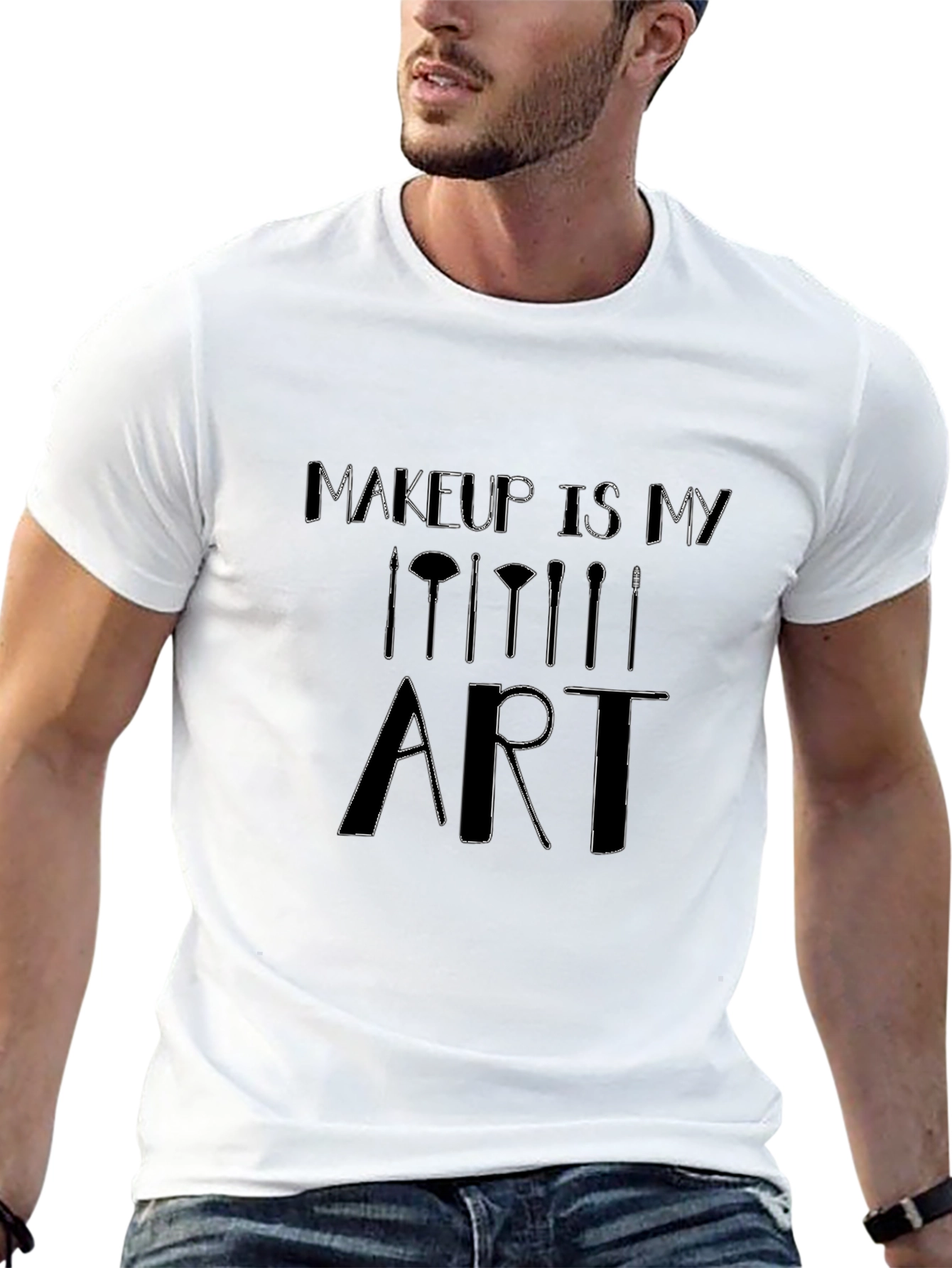 Black Makeup is My Art T-Shirt view 13