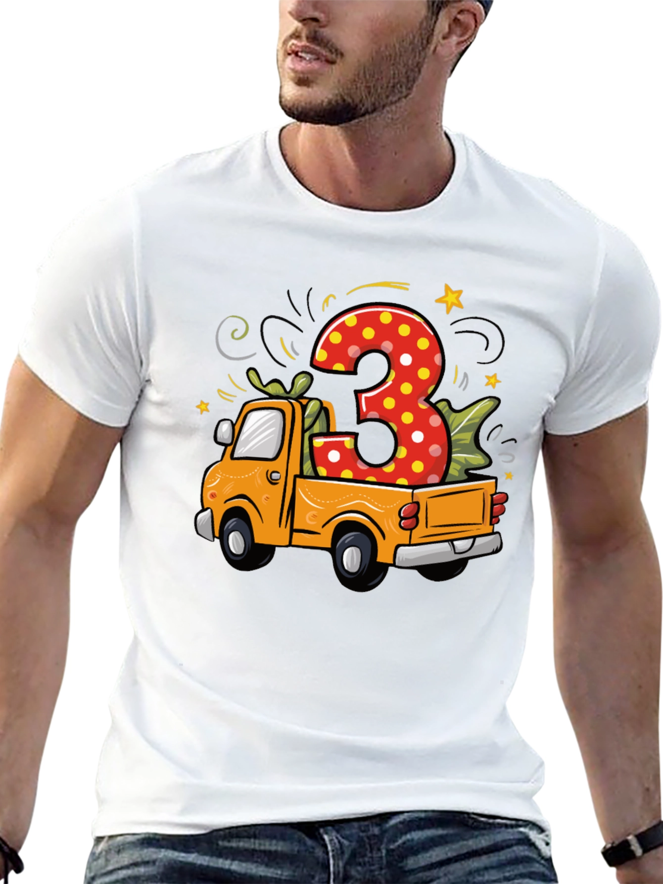 3rd Birthday Truck T-Shirt - 13