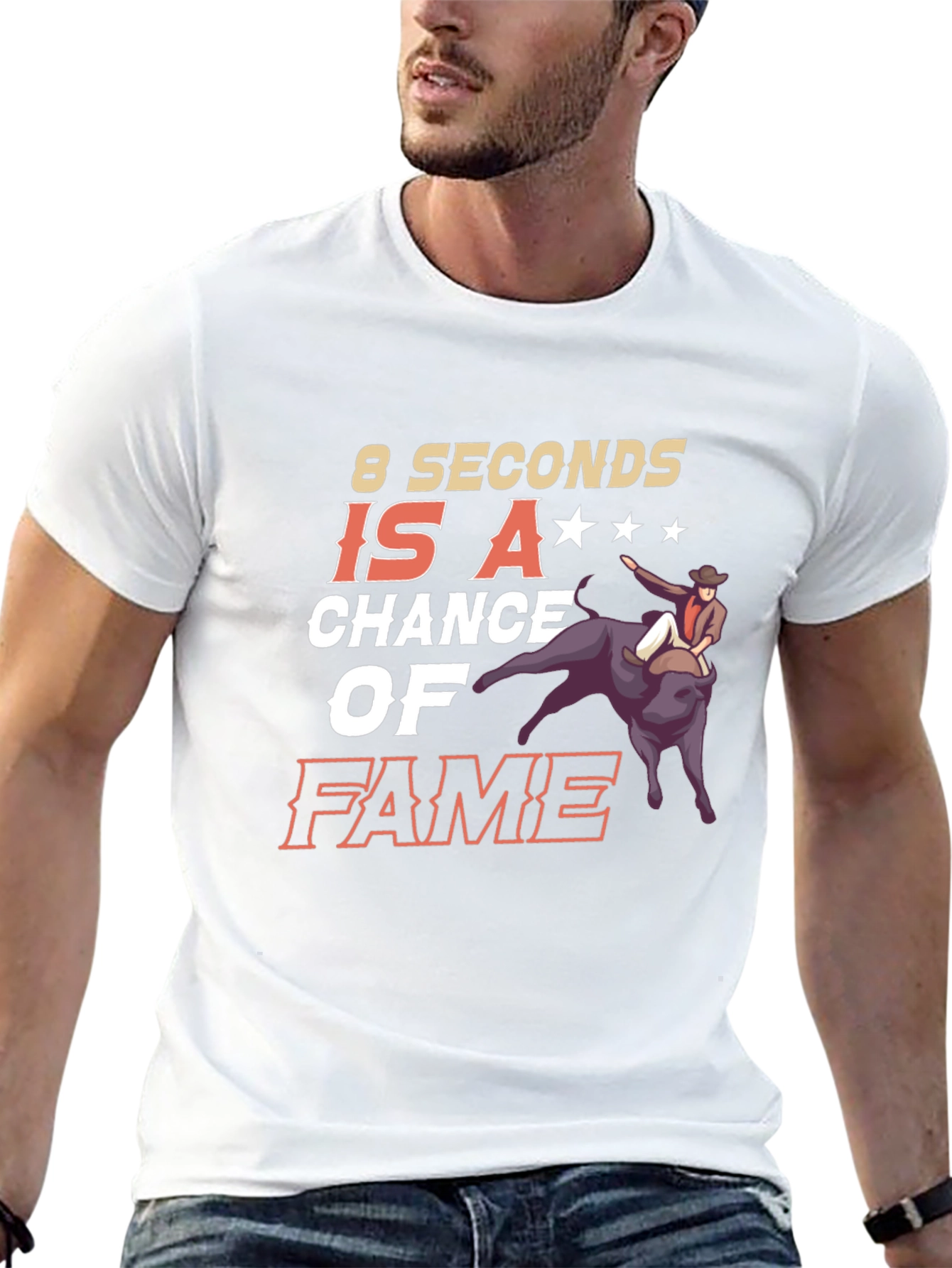 8 Seconds of Fame Rodeo Graphic T-Shirt - 13